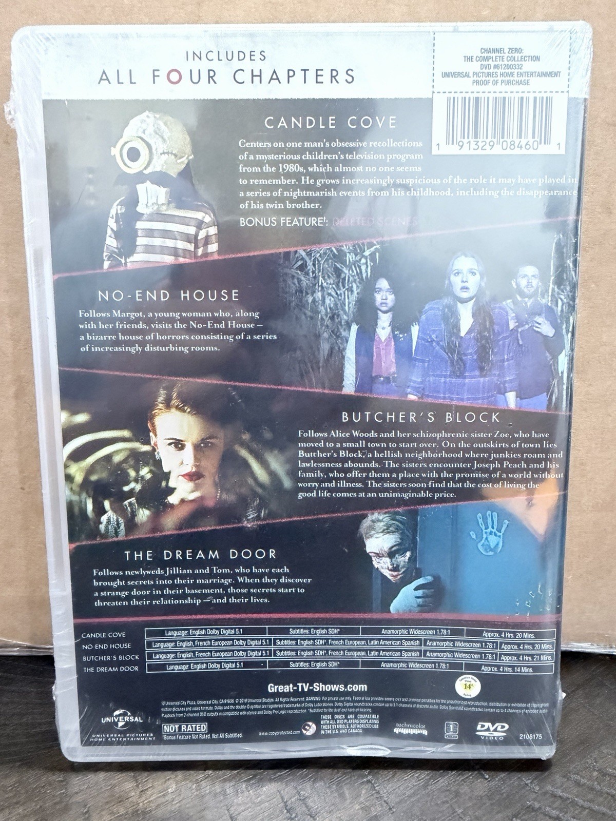 Channel Zero: The Complete Collection (DVD, 8 Disc Set)