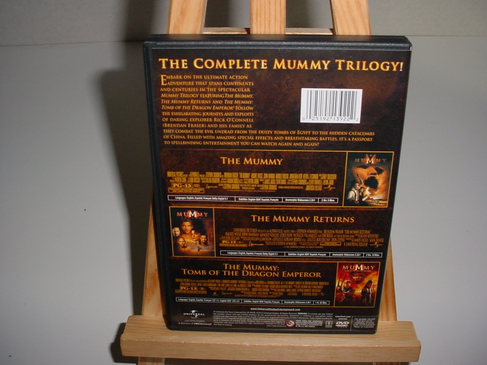 The Mummy Trilogy DVD