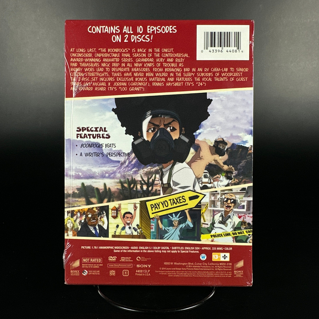 THE BOONDOCKS: Complete Series (DVD) – Seasons 1-4 Bundle *NEW/SEALED* FREE SHIP