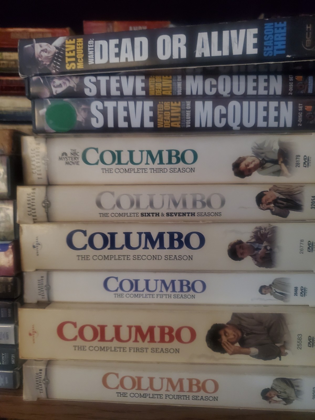 VARIOUS TV SERIES -CONDITION VARIES BY SET, BUT MANY ARE NEW OR LIKE NEW.