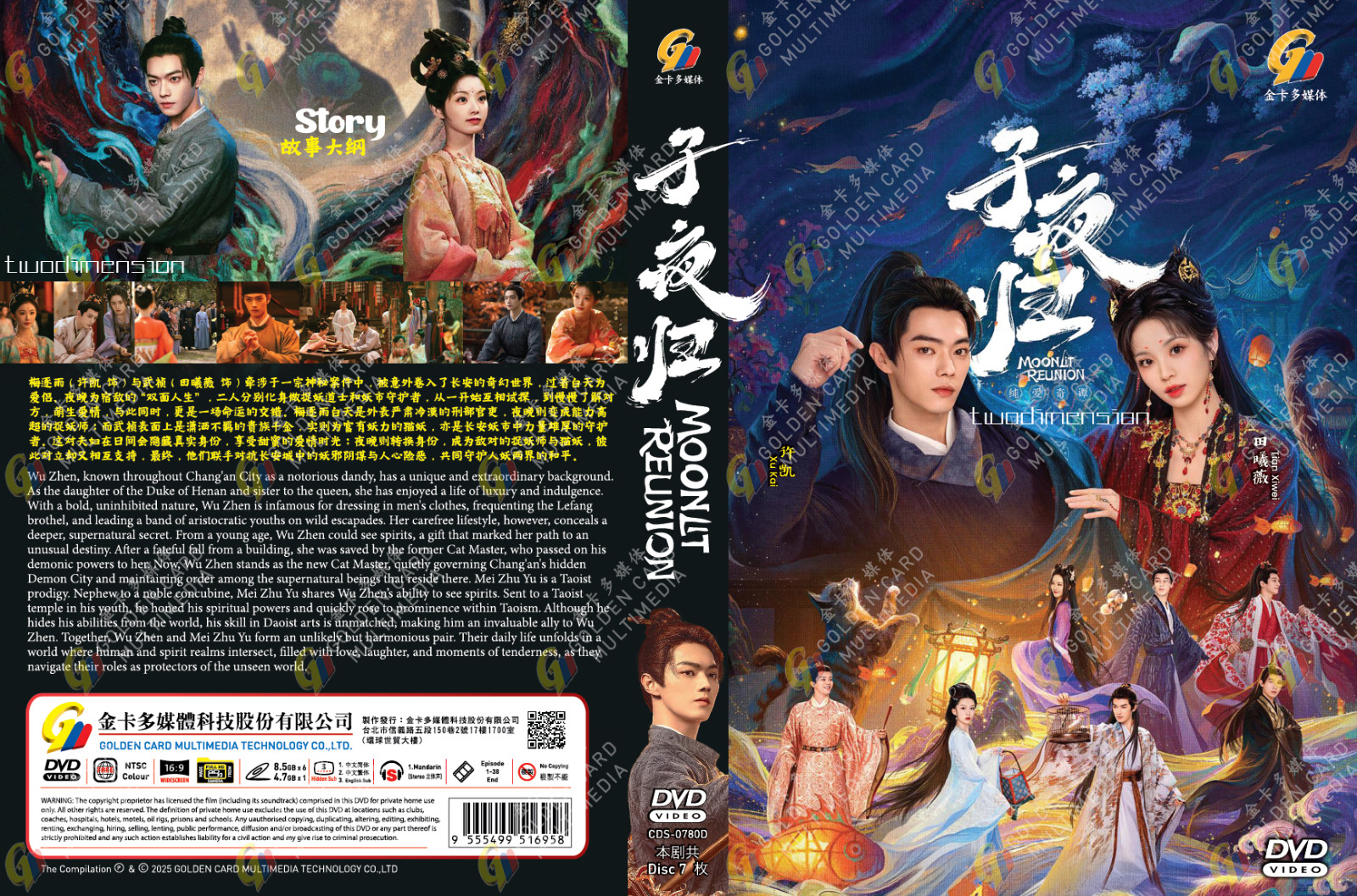 CHINESE DRAMA~Moonlit Reunion 子夜归(1-38End)English subtitle&All region