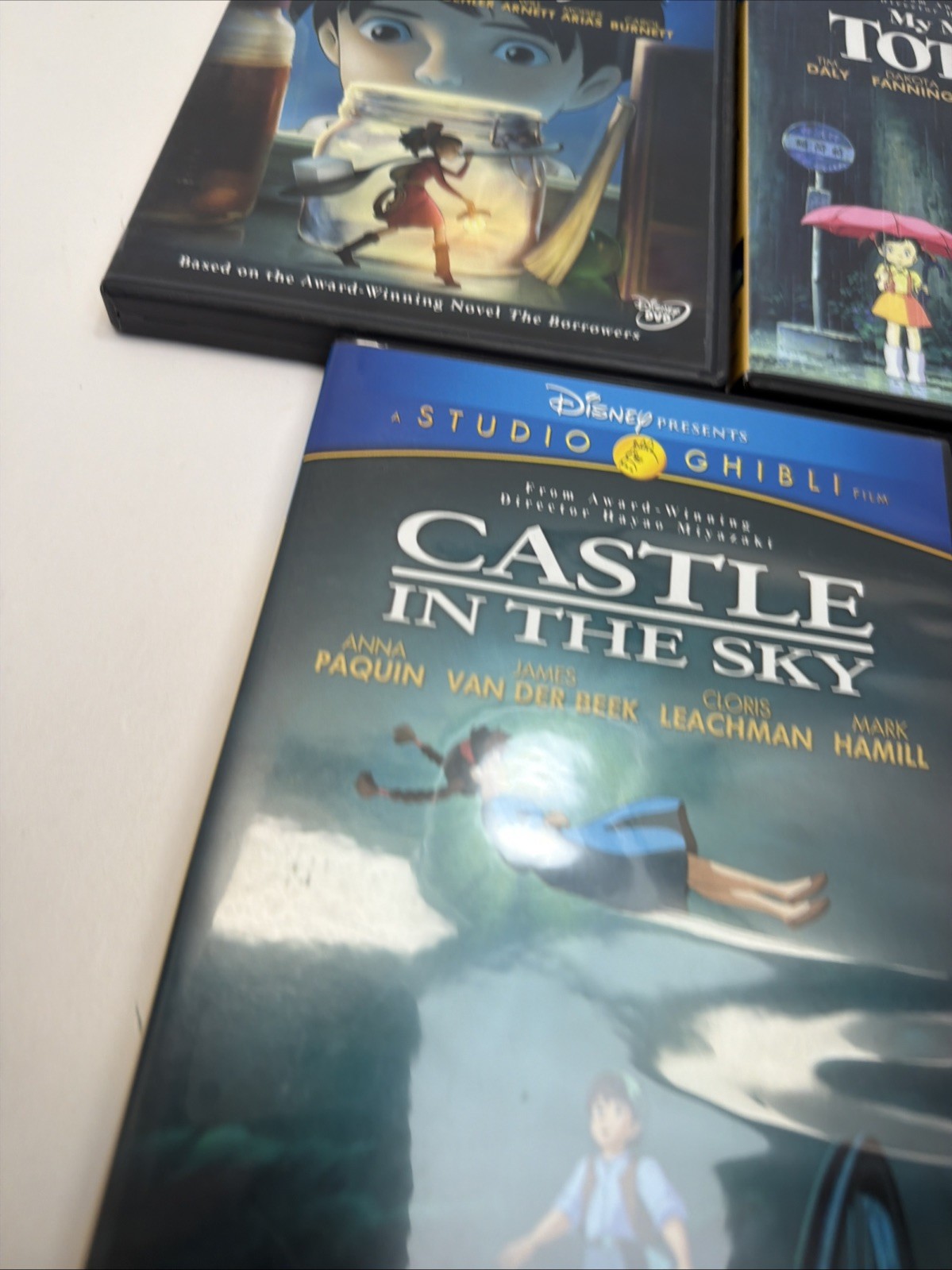 Lot Of 5 Disney Presents Studio Ghibli DVD Anime