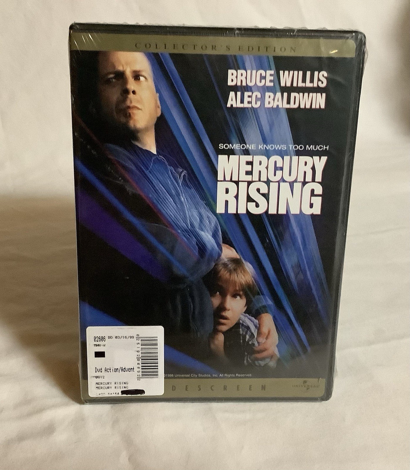 Mercury Rising (DVD 1999 WS) R Action Adventure Bruce Willis Special Edition New