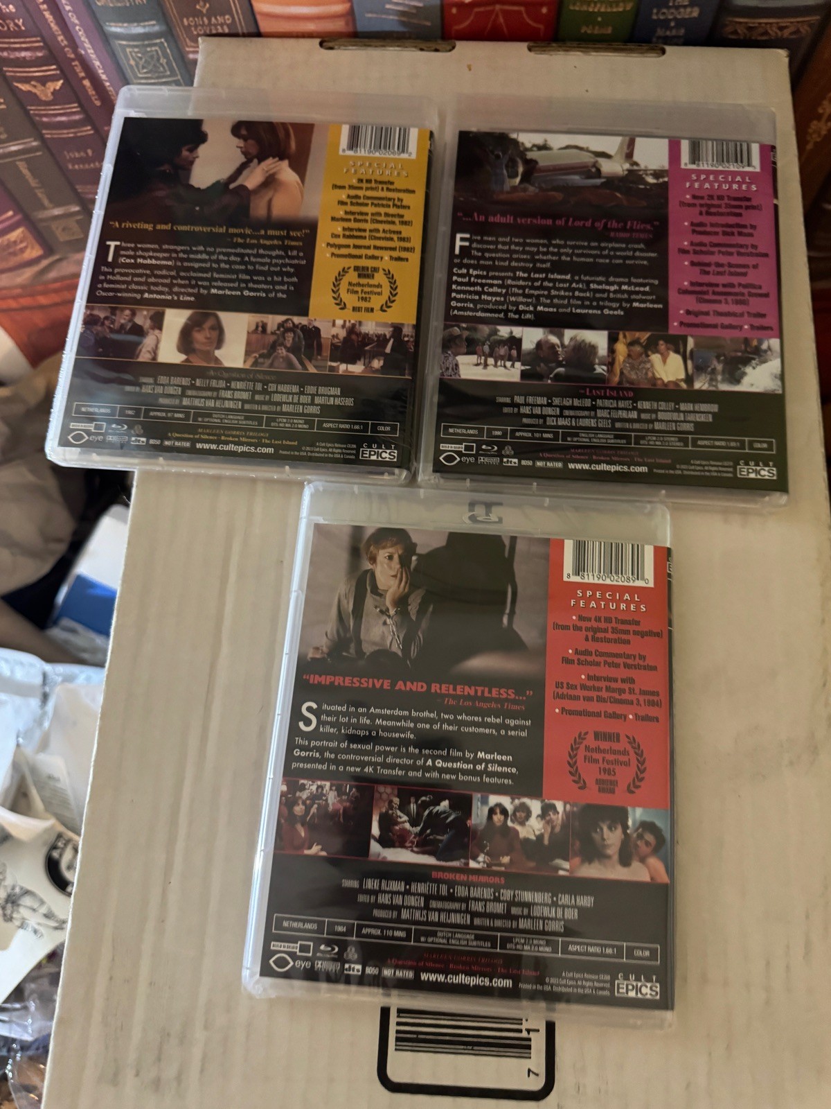 Marleen Gorris Trilogy (Blu-ray, 1990) NEW Cult Epics Question of Silence