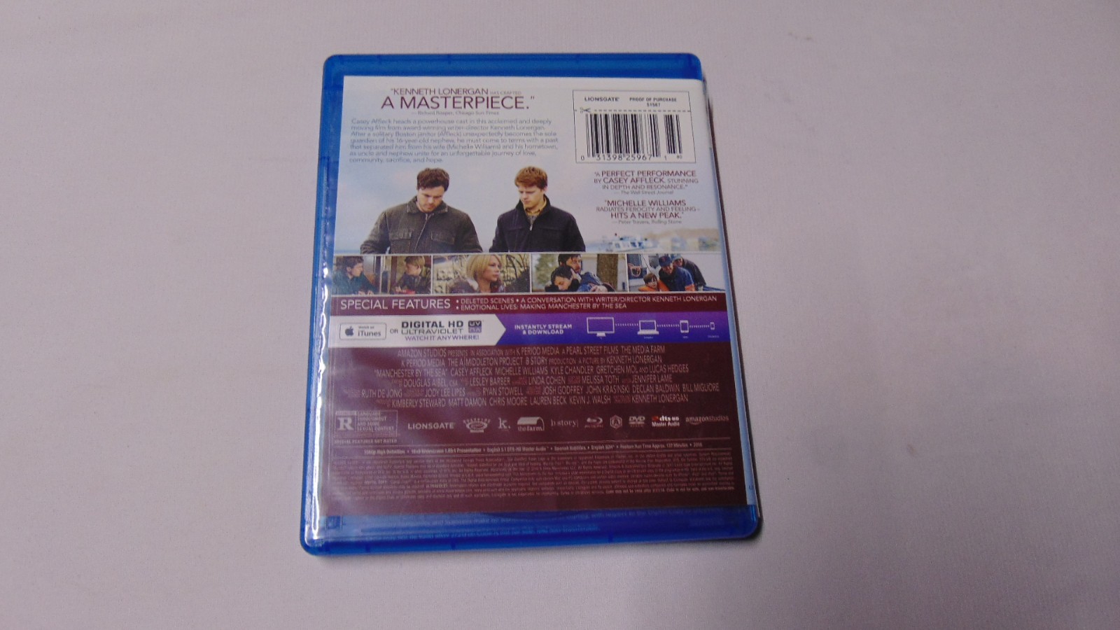 Manchester by the Sea (Blu-ray, 2016)