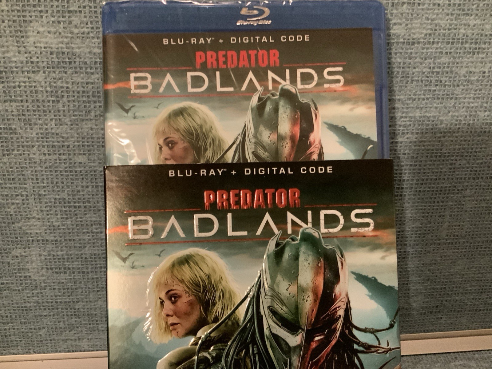 PREDATOR BADLANDS, BLU RAY, DIGITAL CODE, FACTORY SEALED W/slip, Mint