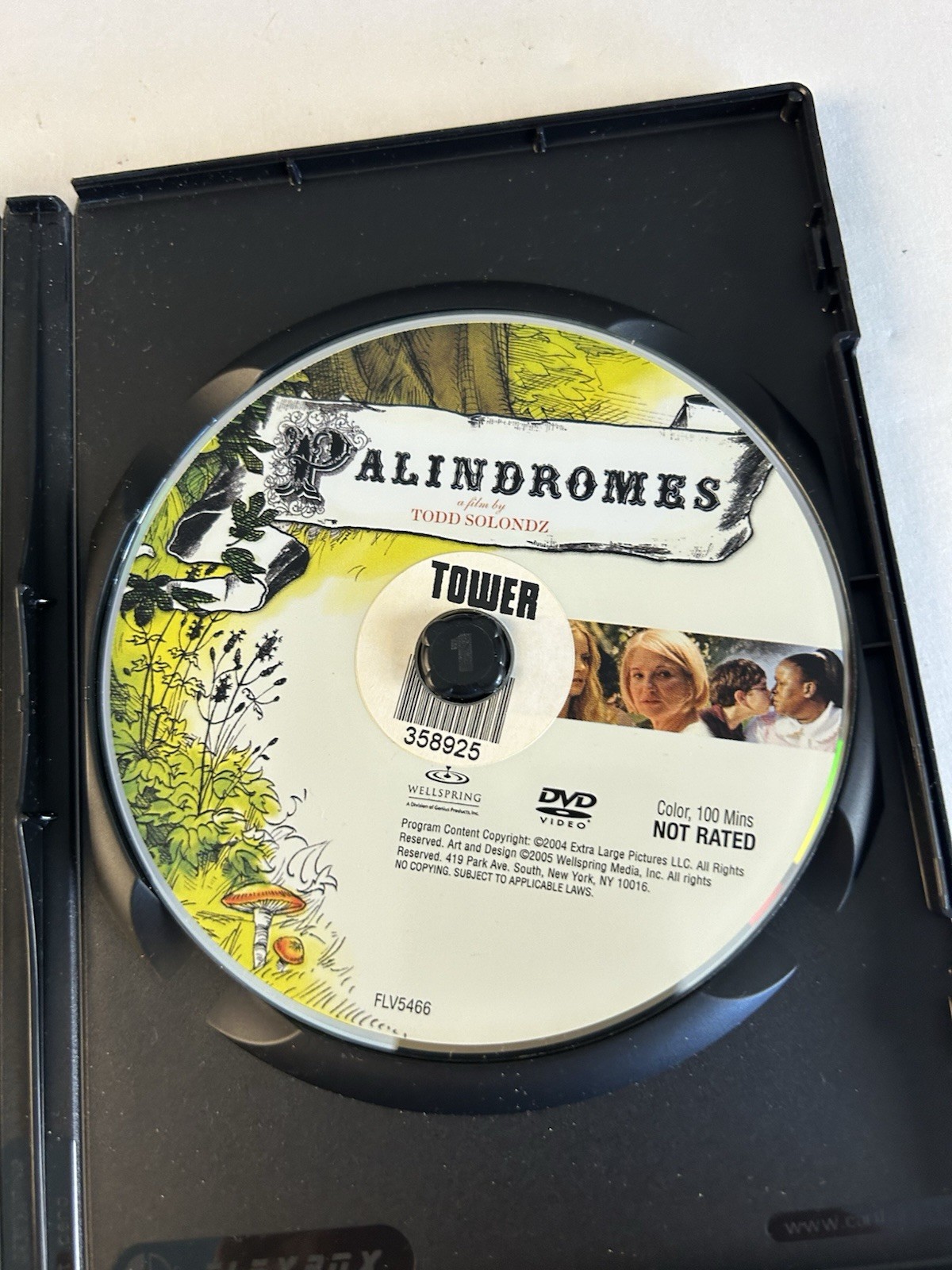 Palindromes DVD Todd Solondz Ellen Barkin Comedy Drama
