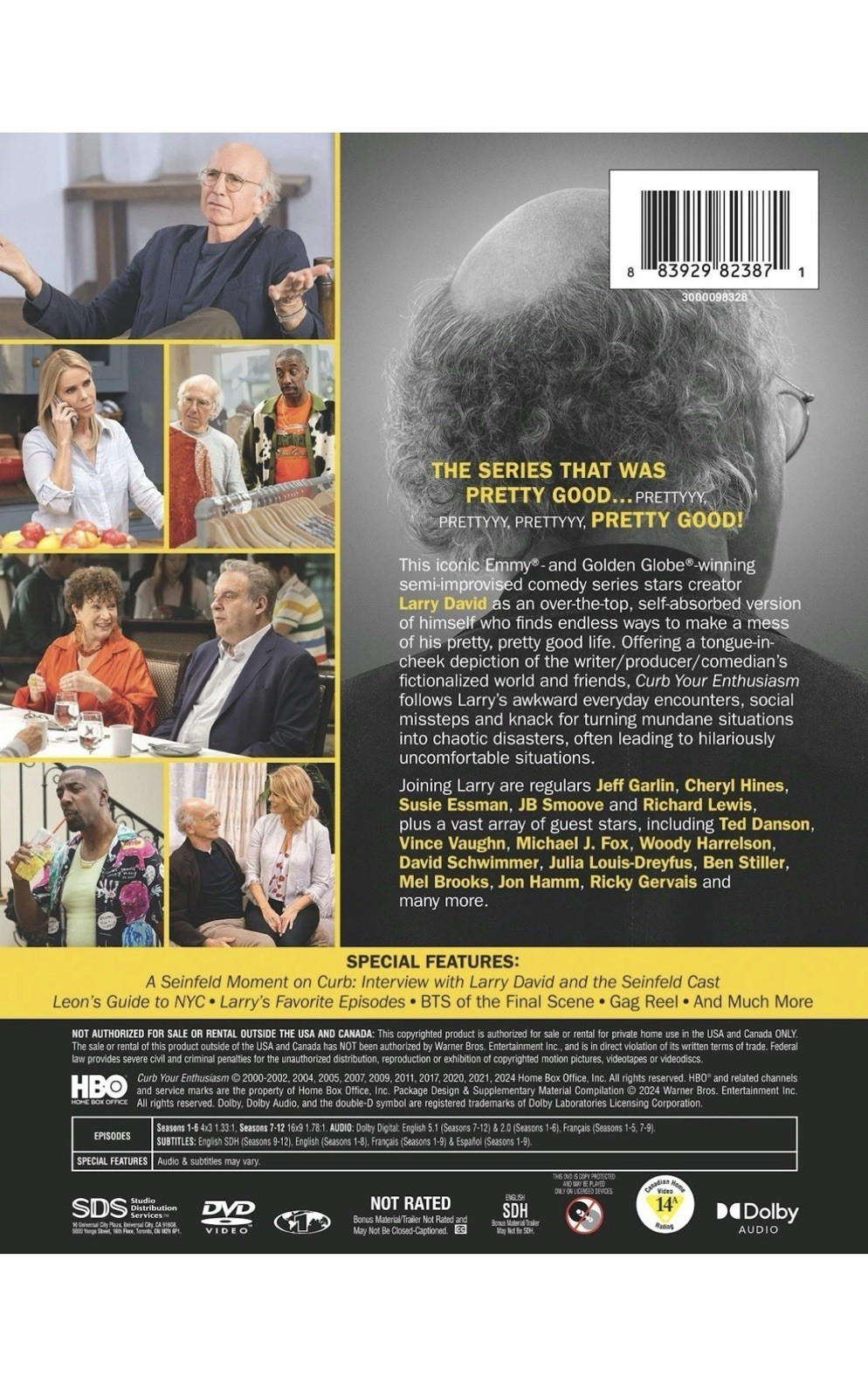 Curb Your Enthusiasm The Complete Series DVD NEW