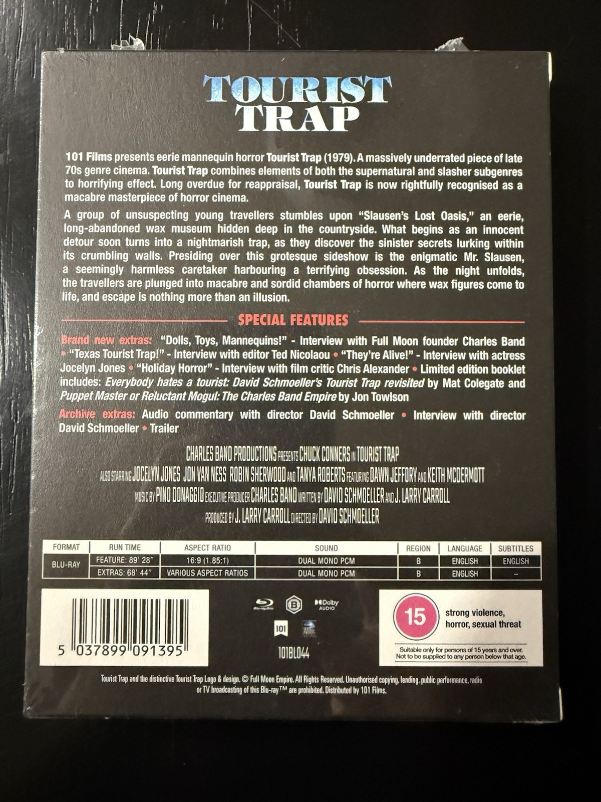TOURIST TRAP (1979) Blu Ray SEALED w/OOP Slipcover 101 Films Horror Brand NEW