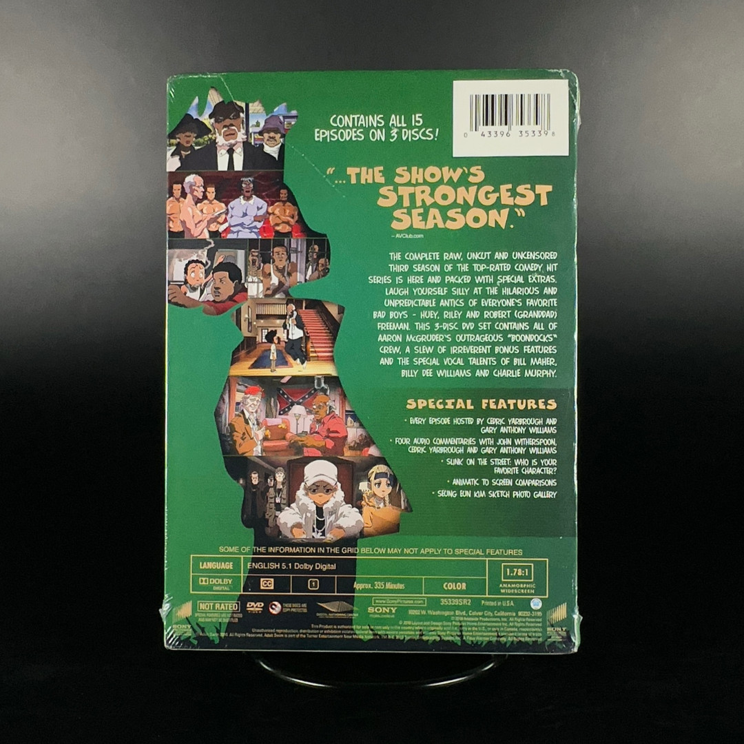 THE BOONDOCKS: Complete Series (DVD) – Seasons 1-4 Bundle *NEW/SEALED* FREE SHIP