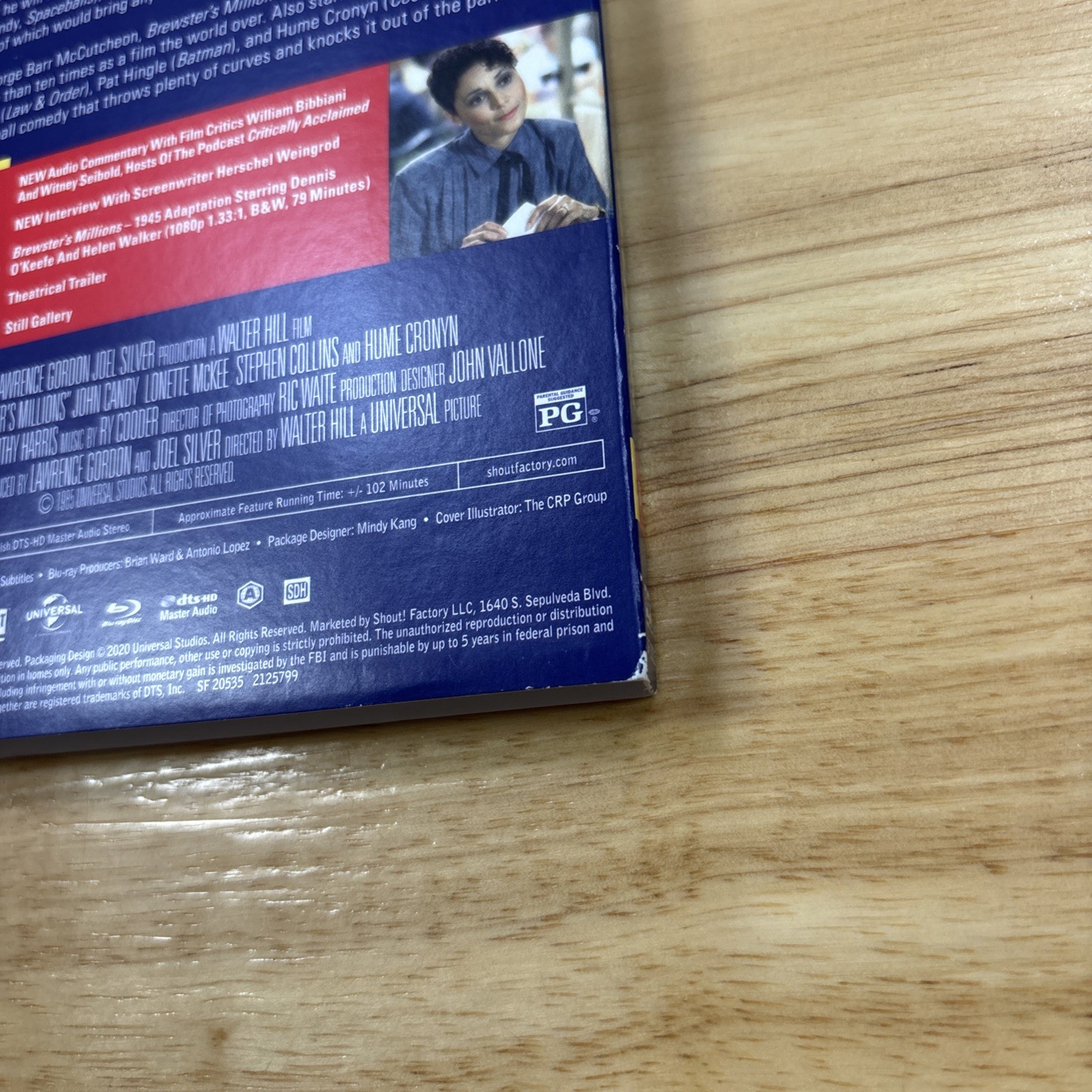 Brewster’s Millions – 1985 – Collector’s Edition (Blu-ray, 2020) With Slipcover