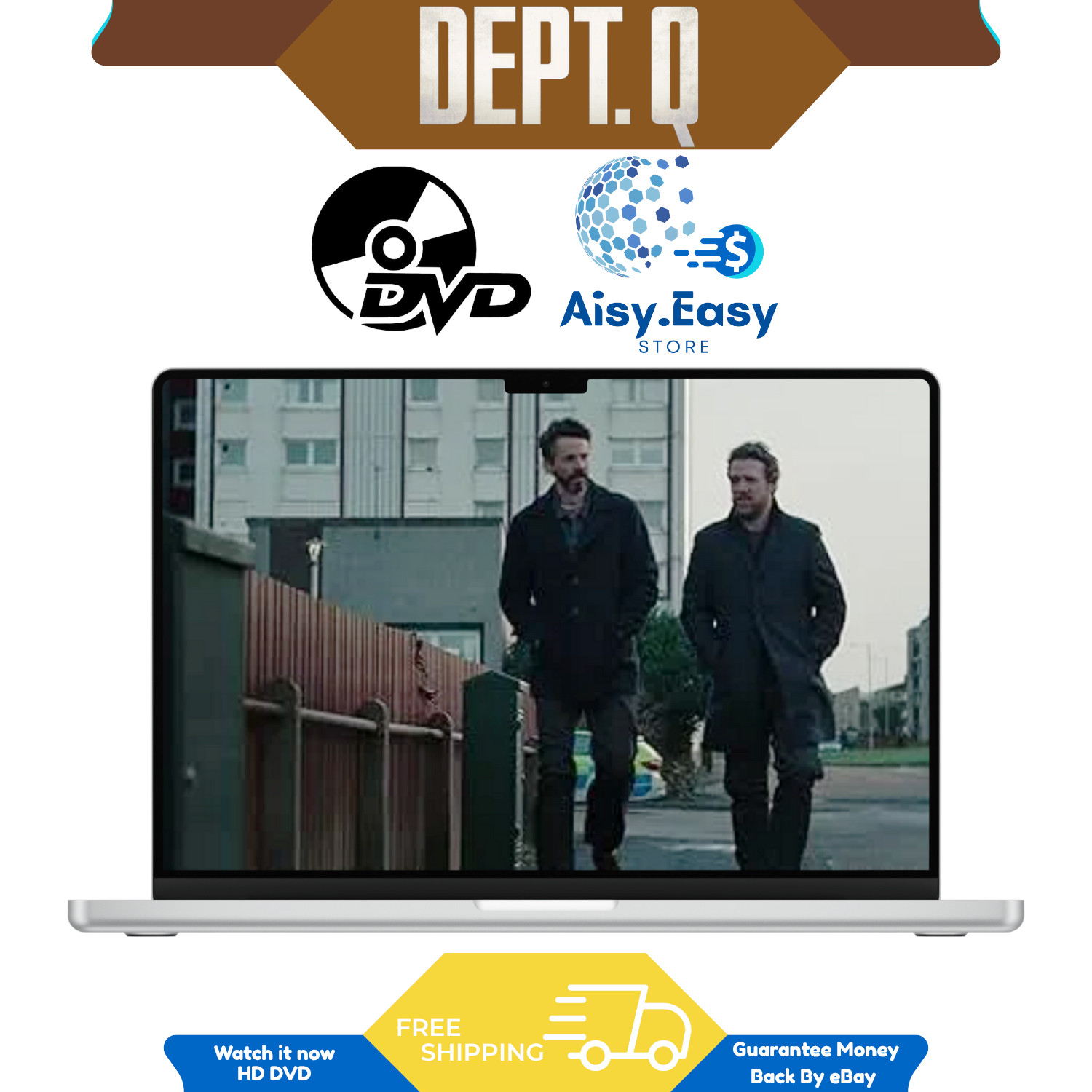 Dept. Q The Completed Series Crime Drama Mystery Thriller Region Free DVD