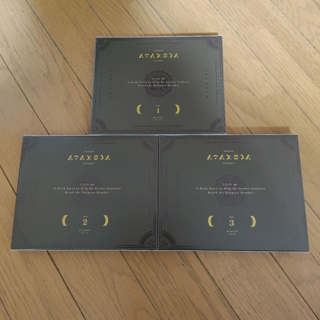 Anime Blu-ray Box Set Vol. 1-3 Limited Edition Tested Japan