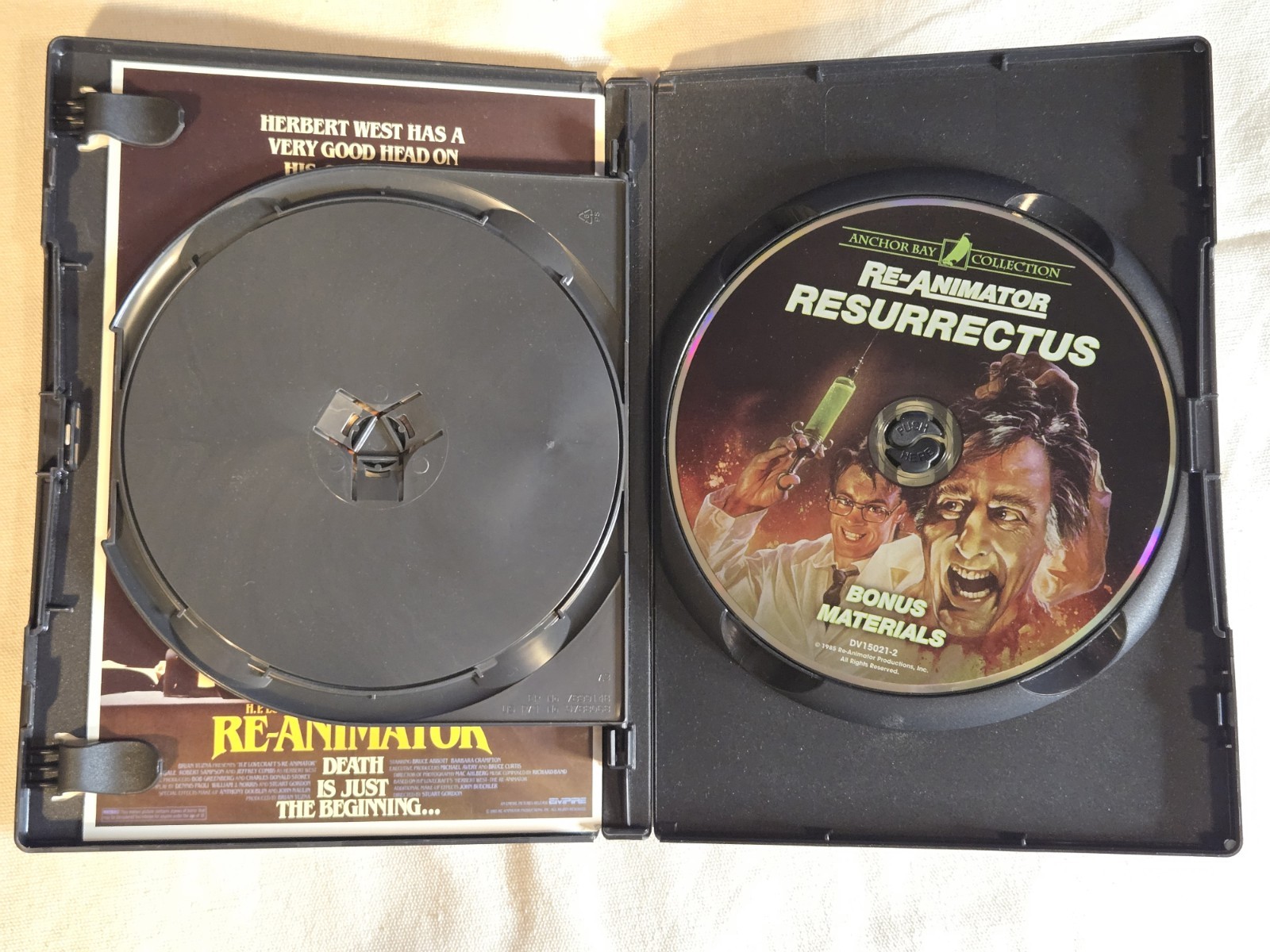 Re-Animator (DVD, 1985) Special Widescreen Edition