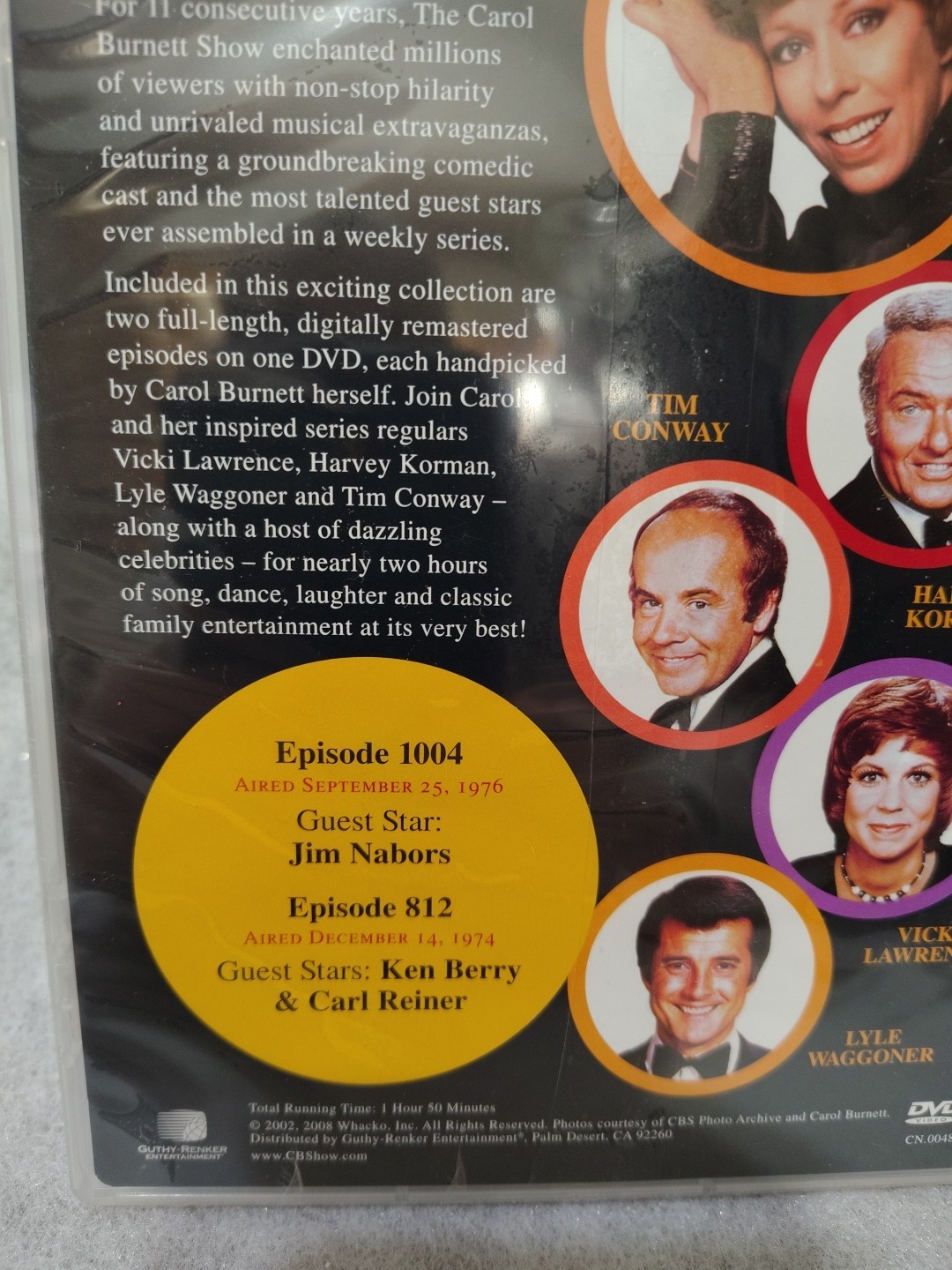 New Carol Burnett Show: The Collector’s Edition Episode 1004 and 812 DVD,s #111
