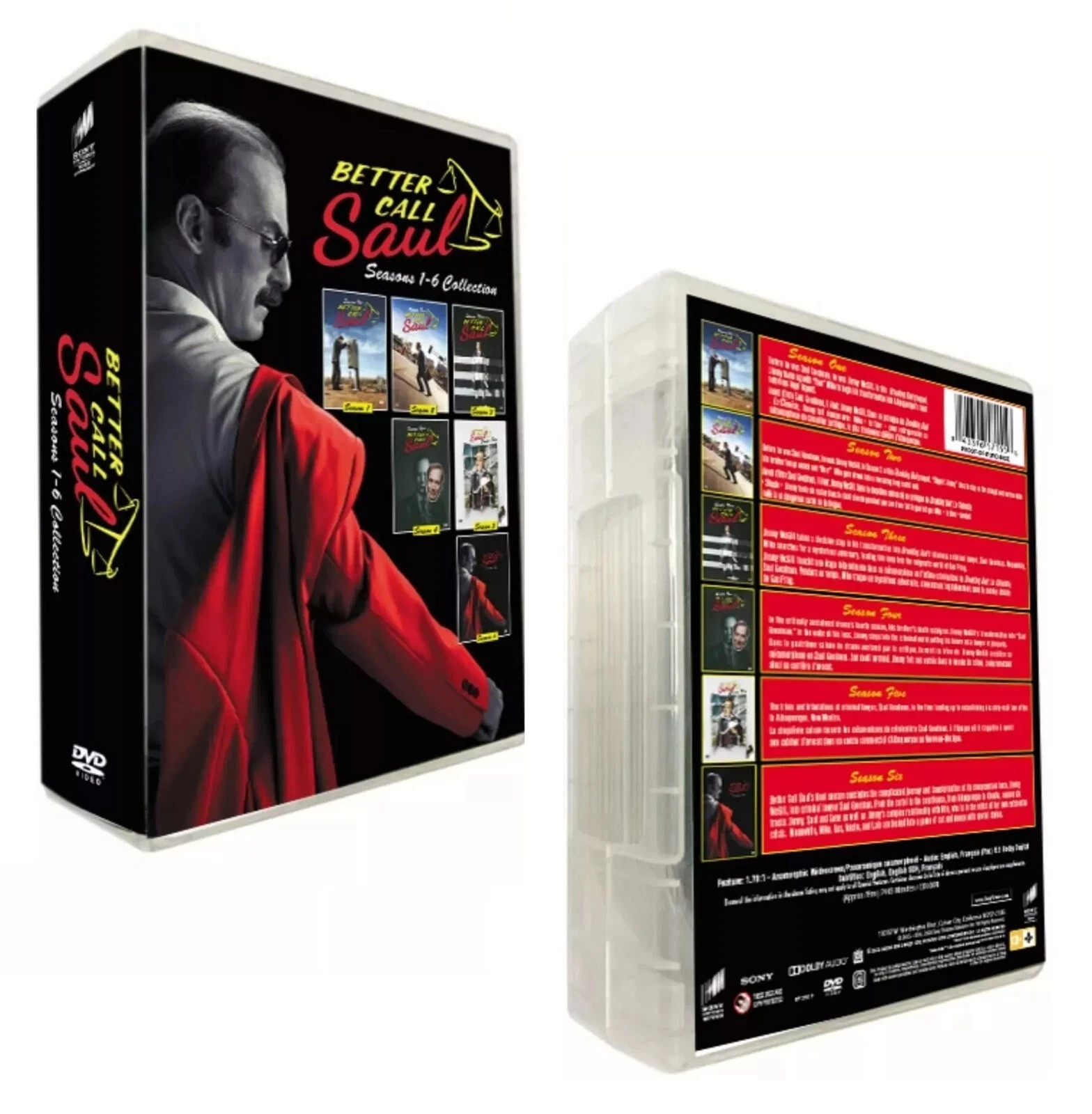 Better Call Saul The Complete Series Seasons 1-6 DVD SET