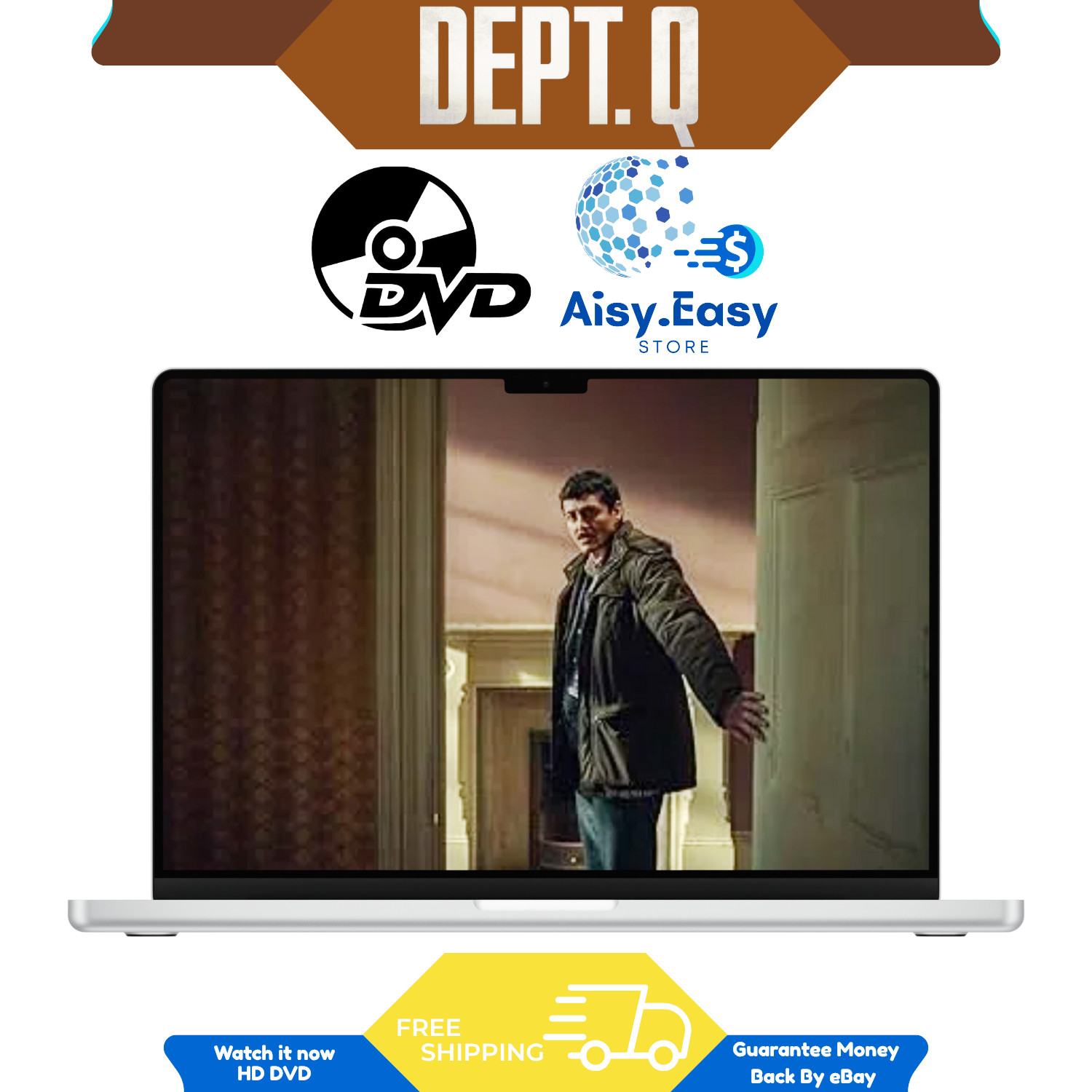 Dept. Q The Completed Series Crime Drama Mystery Thriller Region Free DVD