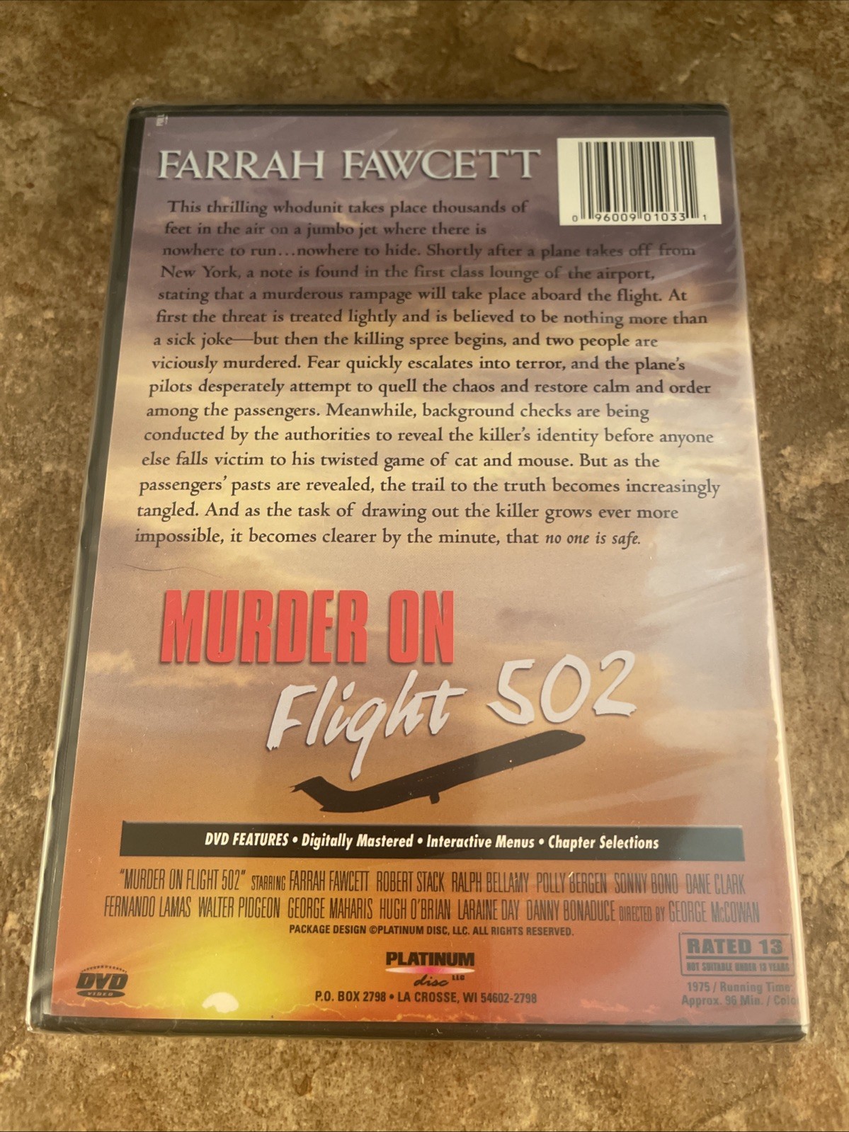 Murder on Flight 502 (DVD, 1975) – NEW, SEALED