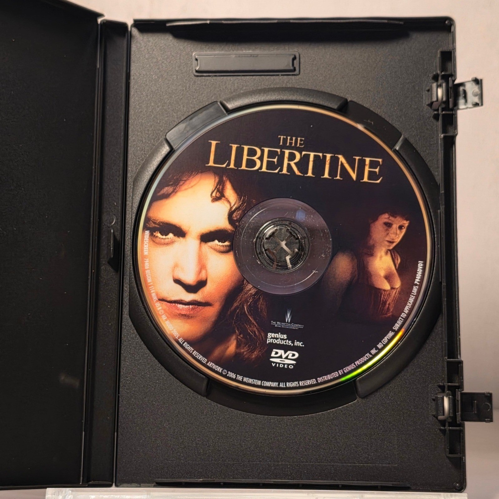 The Libertine DVD Widescreen Edition Johnny Depp John Malkovich Period Drama R