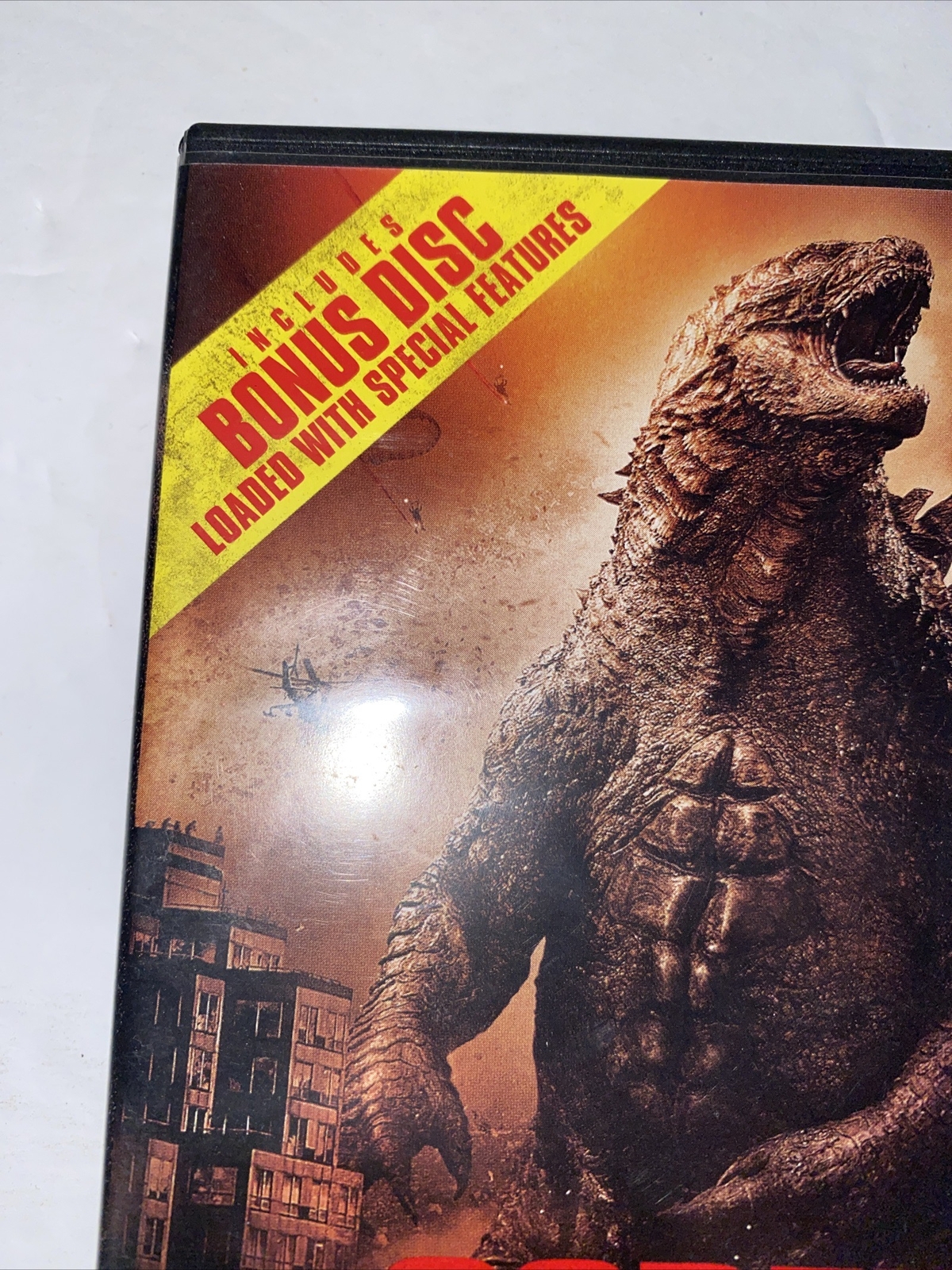 GODZILLA DVD 2014 with Bonus Disc Aaron Taylor-Johnson Gareth Edwards TOHO