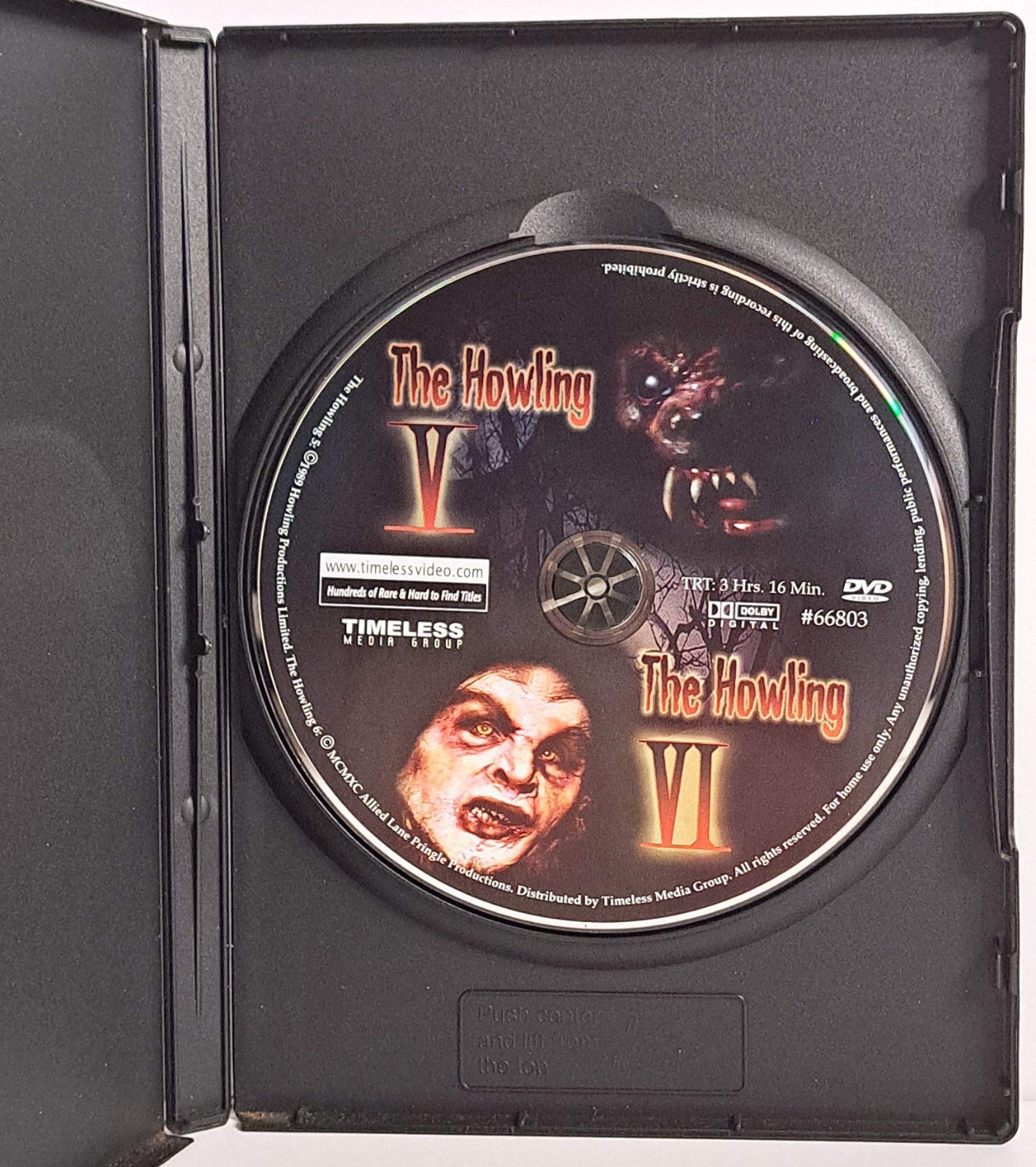 The Howling V & VI plus Scream Bloody Murder and El Chupacabra ~ Dvd Horror Lot