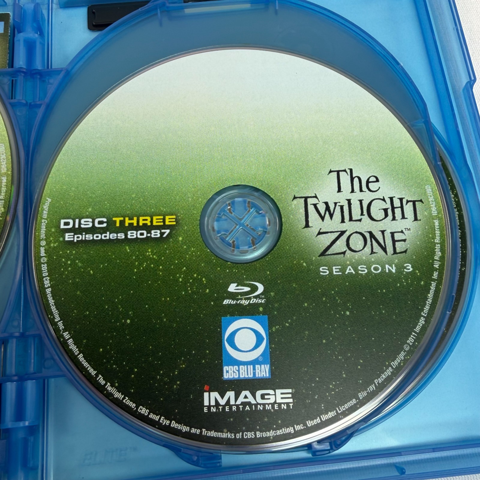 The Twilight Zone Season 3 Complete Blu ray 5 Disc Widescreen Rod Serling USED