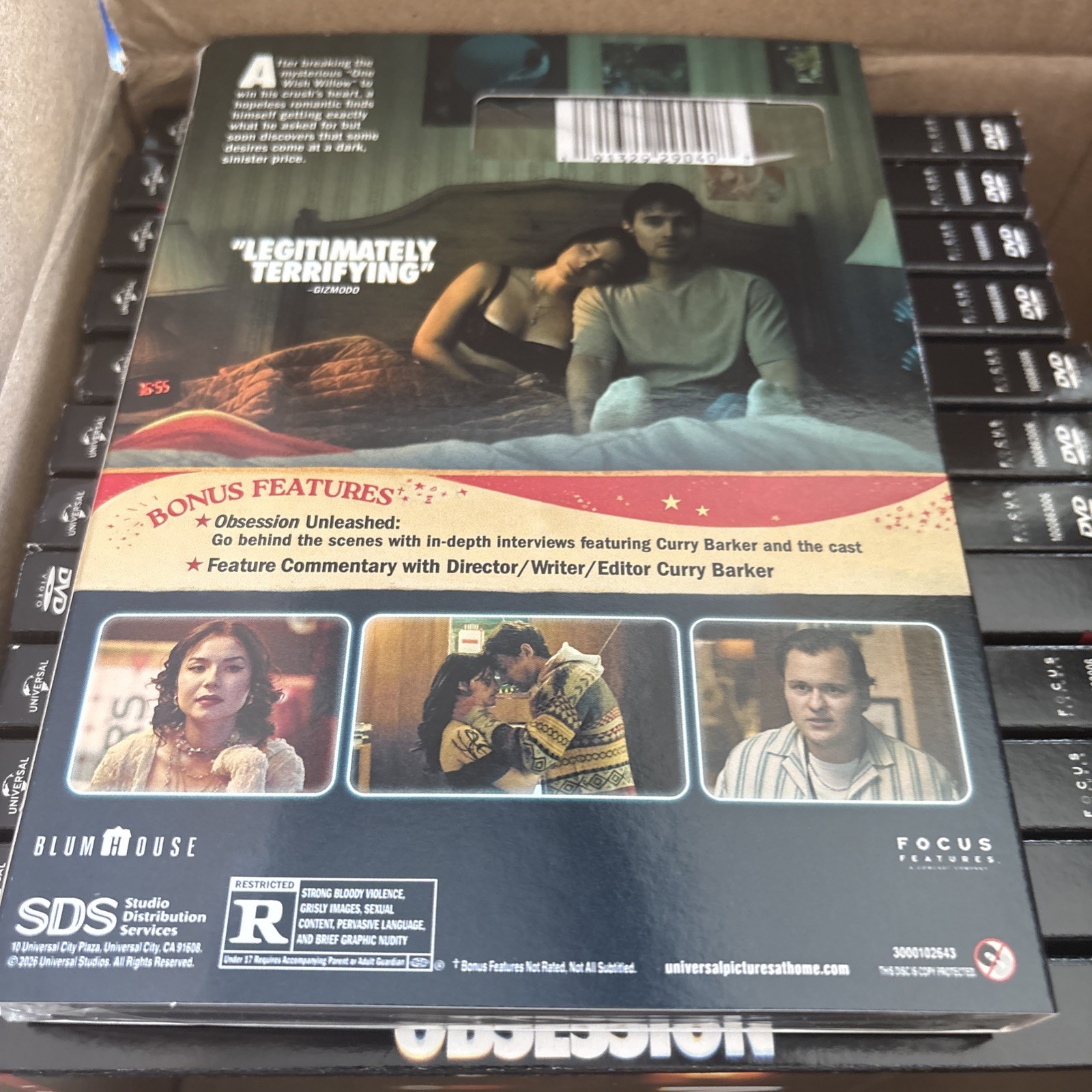 Obsession Collector’s Edition DVD NEW
