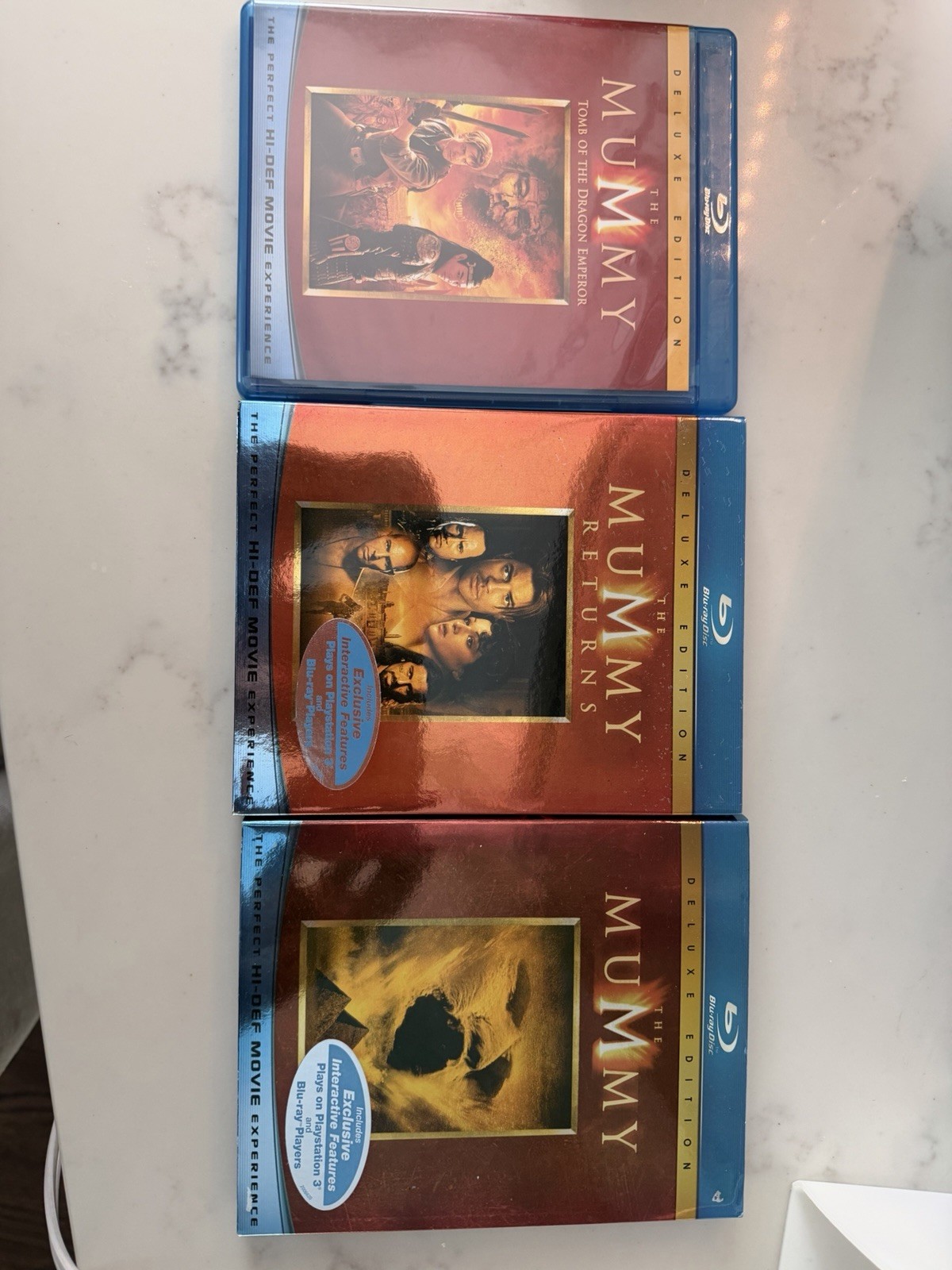 The Mummy Trilogy (Blu-ray Disc, 2008)
