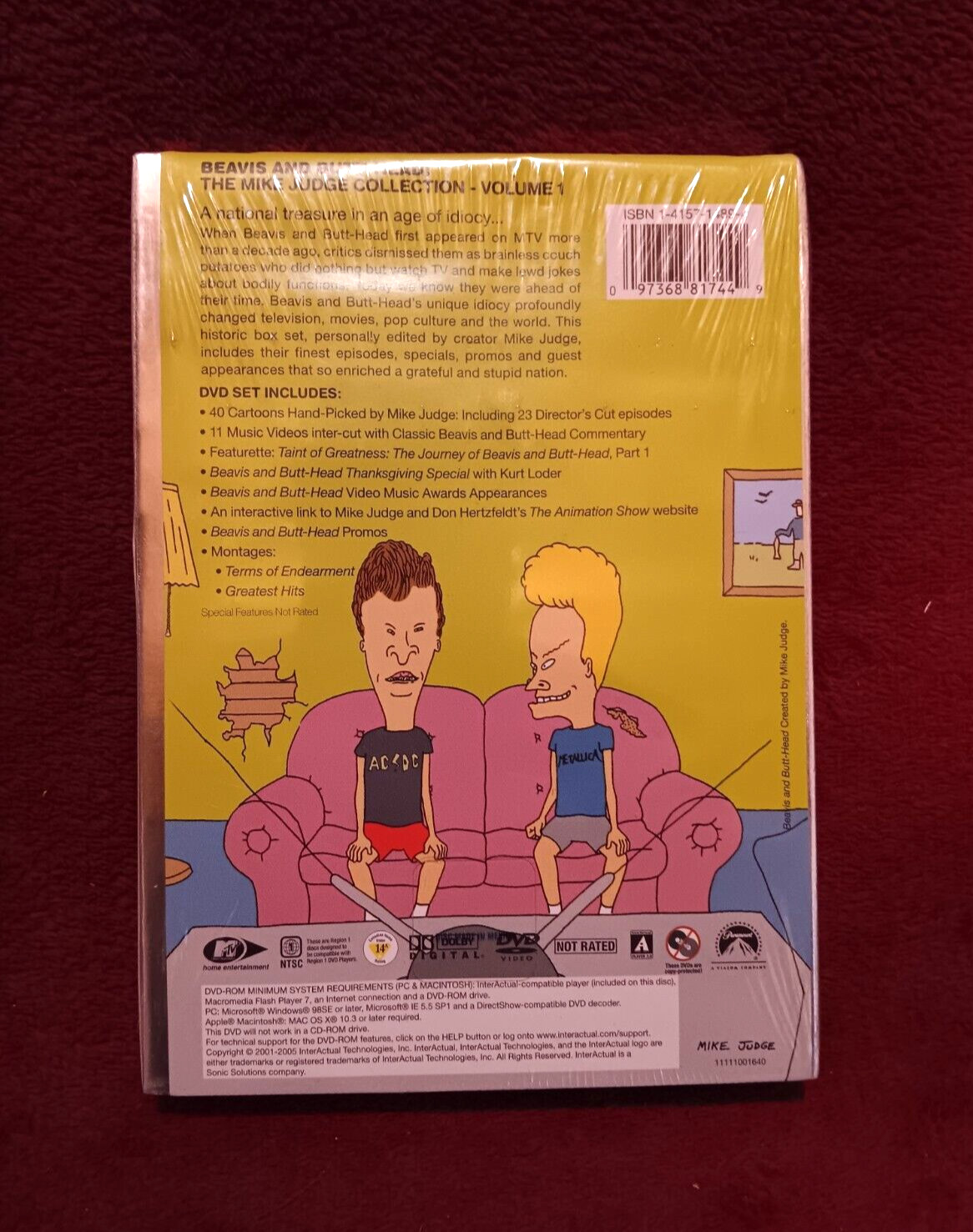 Beavis and Butt-Head The Mike Judge Collection DVD Vol. 1 NEW SEALED!