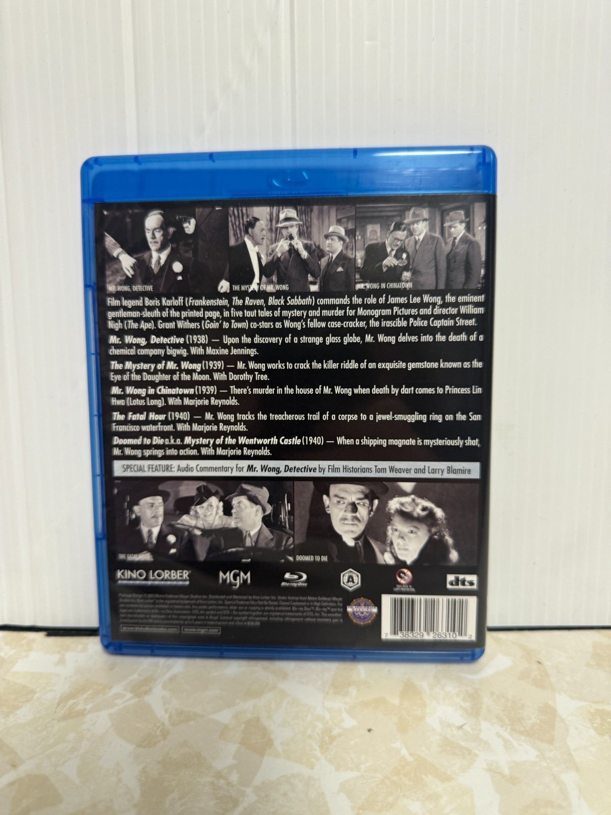 Mr. Wong Collection Blu-ray Kino Lorber Boris Karloff w/Slipcover OOP 2023