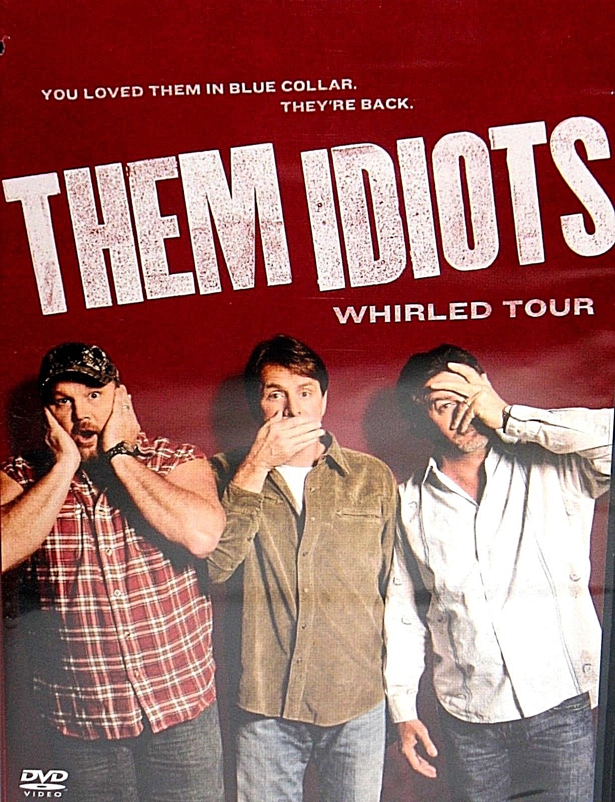 Them Idiots Whirled Tour, DVD New! Jeff Foxworthy, Larry cable guy,Bill Engvall