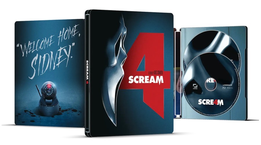 NEW Scream 4 IV 4K SteelBook UHD Blu-ray Lionsgate Limited [2011] No Dent
