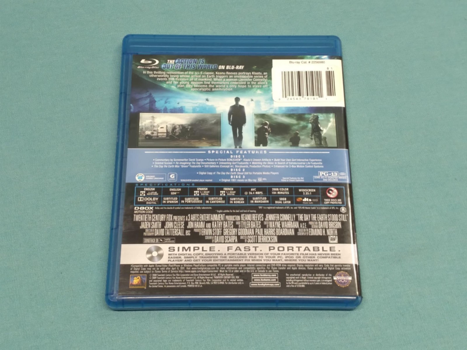 The Day The Earth Stood Still 3 Disc Special Edition Blu-Ray Pre-Owned