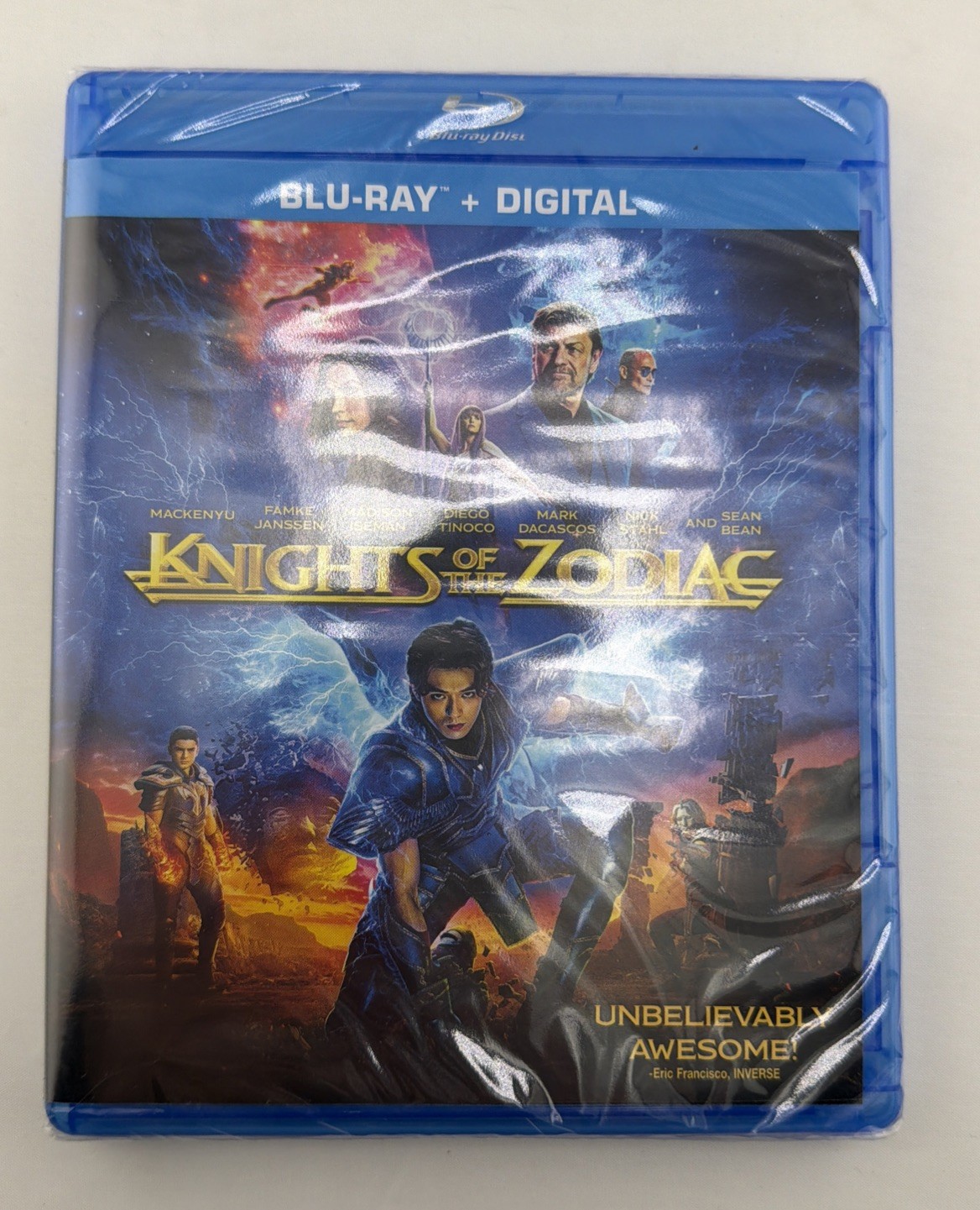 Knights of the Zodiac Blu-ray 2023 Live Action Anime Movie.