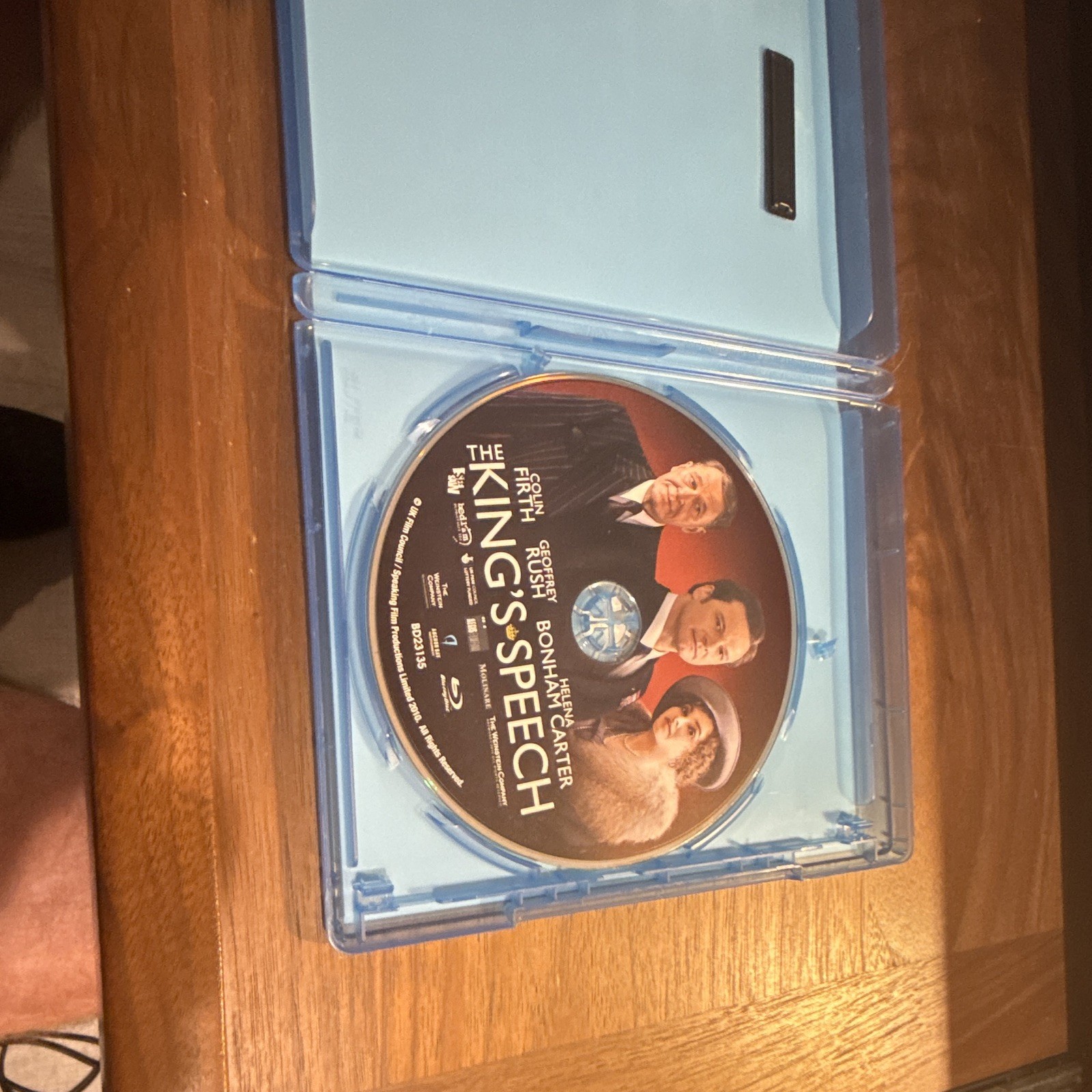The King’s Speech Blu-ray Widescreen R 2011 Weinstein Colin Firth 119 Min
