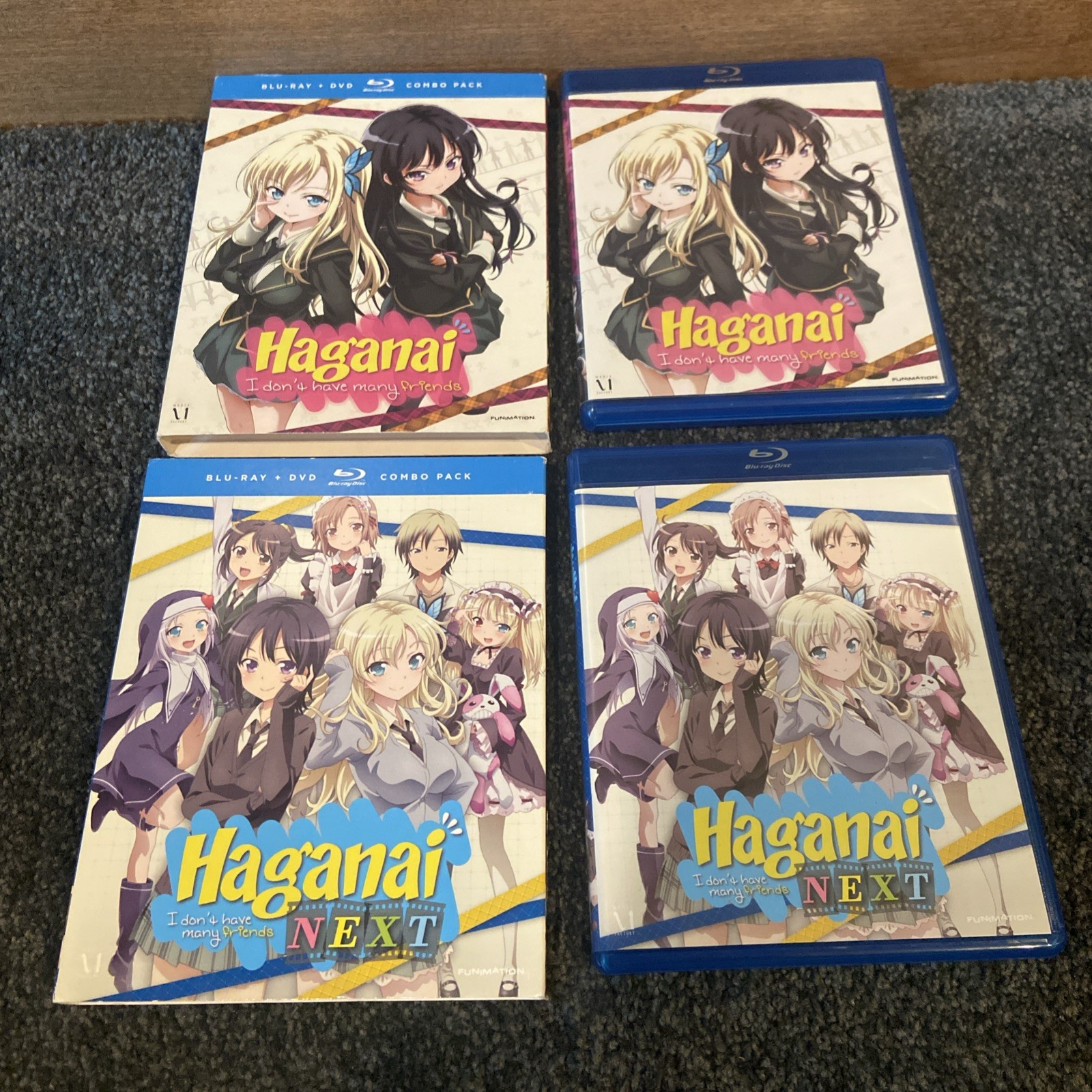 Haganai: I Don’t Have Many Friends + Haganai NEXT Blu-ray/DVD with Slipcover
