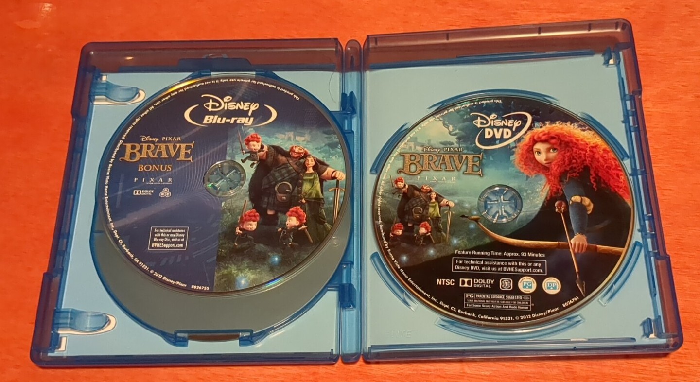 Brave blu-ray John Lasseter Andrew Stanton Pete Docter Kelly Macdonald