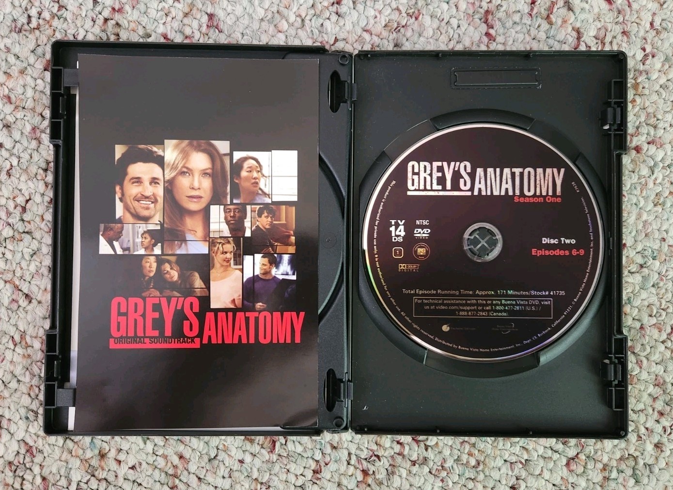 Grey’s Anatomy Season 1 + House M.D. Season 1 DVD Lot – Medical Drama TV Series