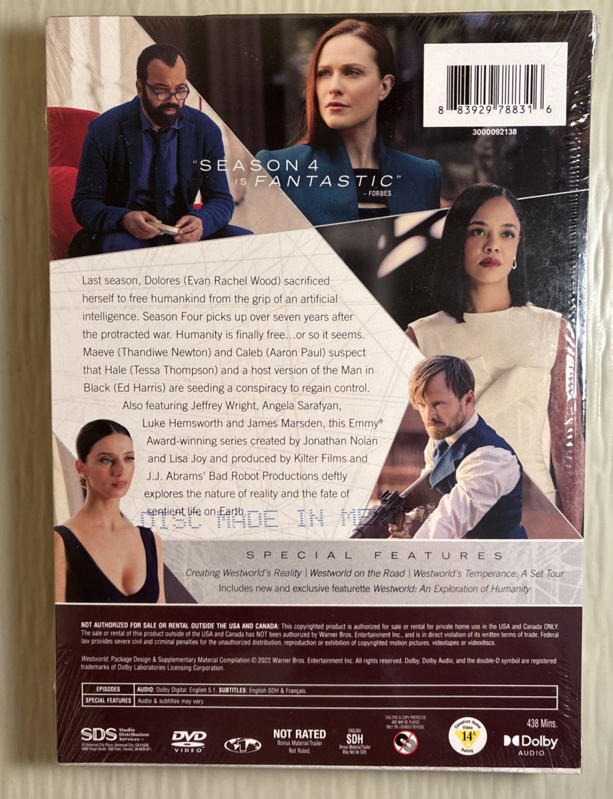 Westworld: Season Four: The Choice Brand New DVD Box With Slipcover