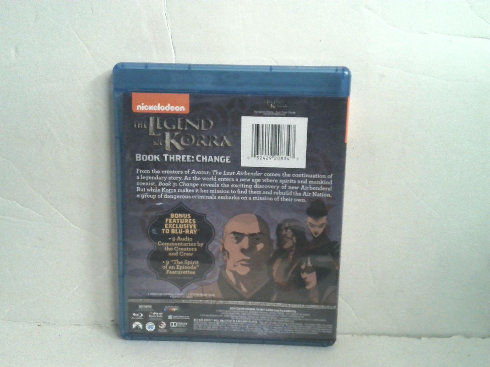 The Legend of Korra Book 3: Change Blu Ray 2014 Viacom Nickelodeon