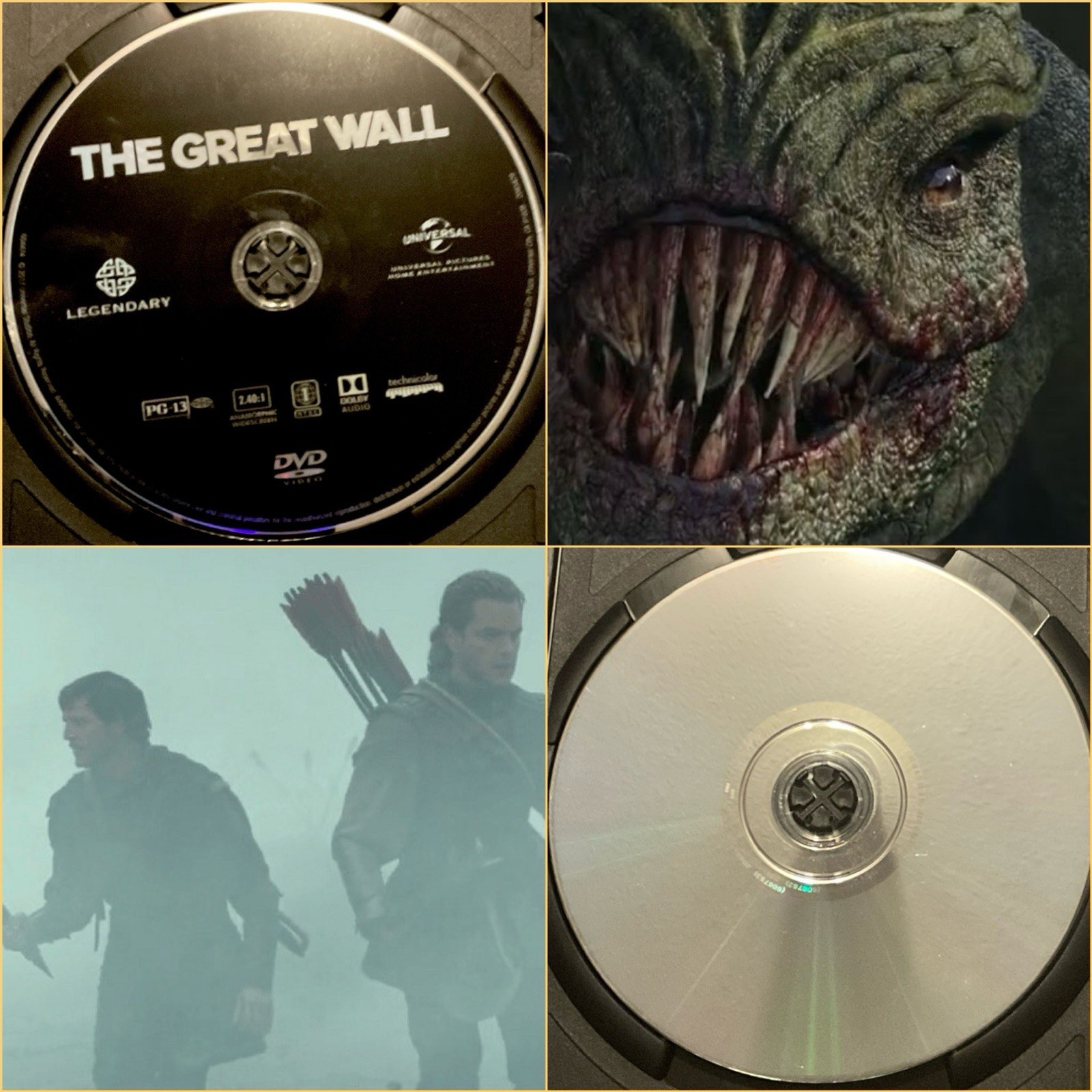 The Great Wall (DVD) FANTASY ADVENTURE EPIC! Matt Damon Star Of THE ODYSSEY!