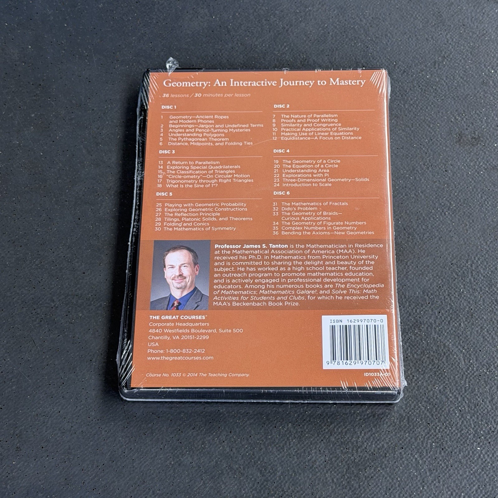 Great Courses DVDs GEOMETRY INTERACTIVE JOURNEY TO MASTERY New