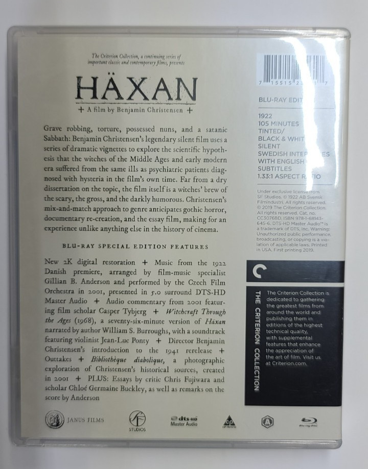 Häxan: Witchcraft Through the Ages (Criterion Collection) (Blu-ray, 1922)