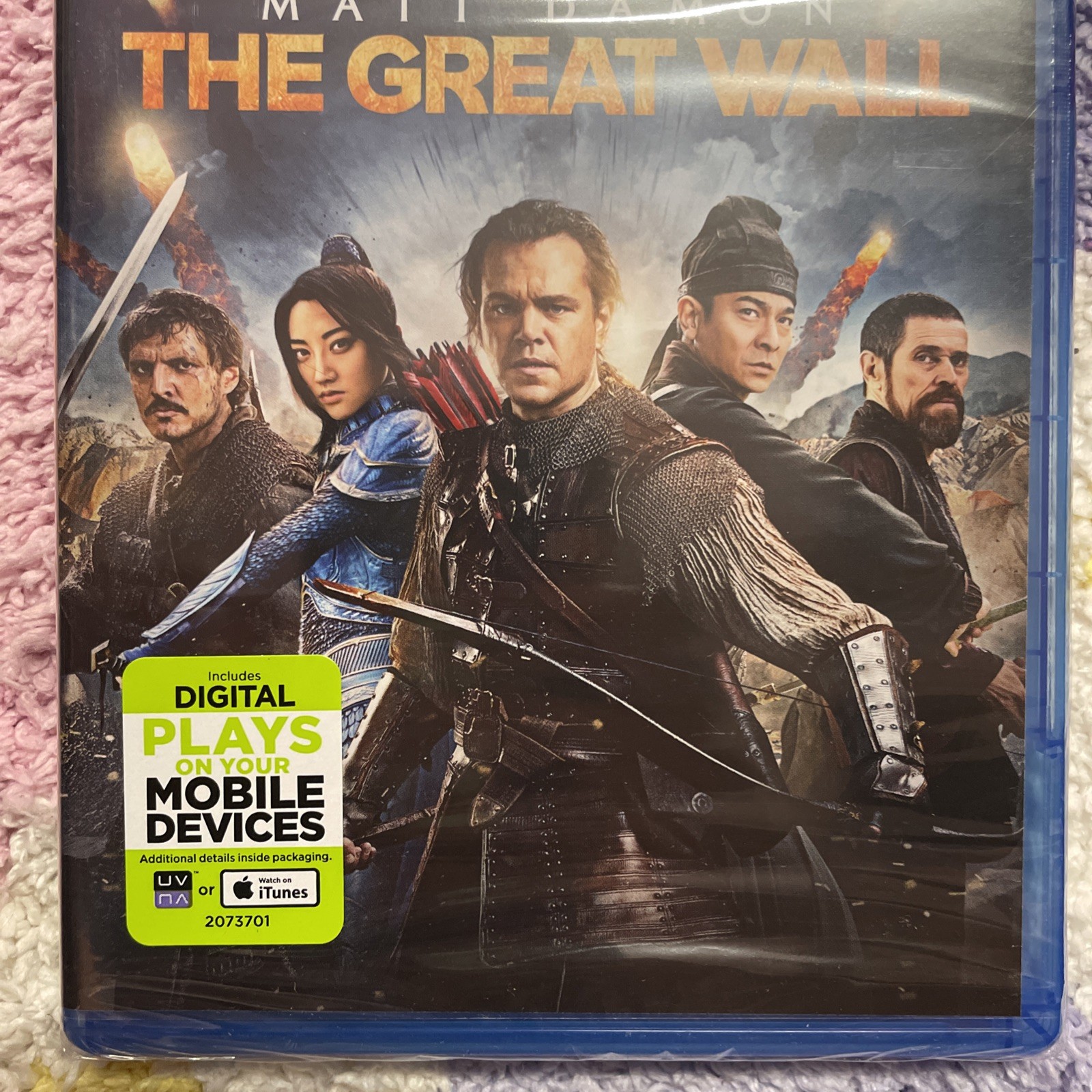 The Great Wall Blu-Ray / DVD Digital HD 2017 Matt Damon Monster Film NEW/SEALED