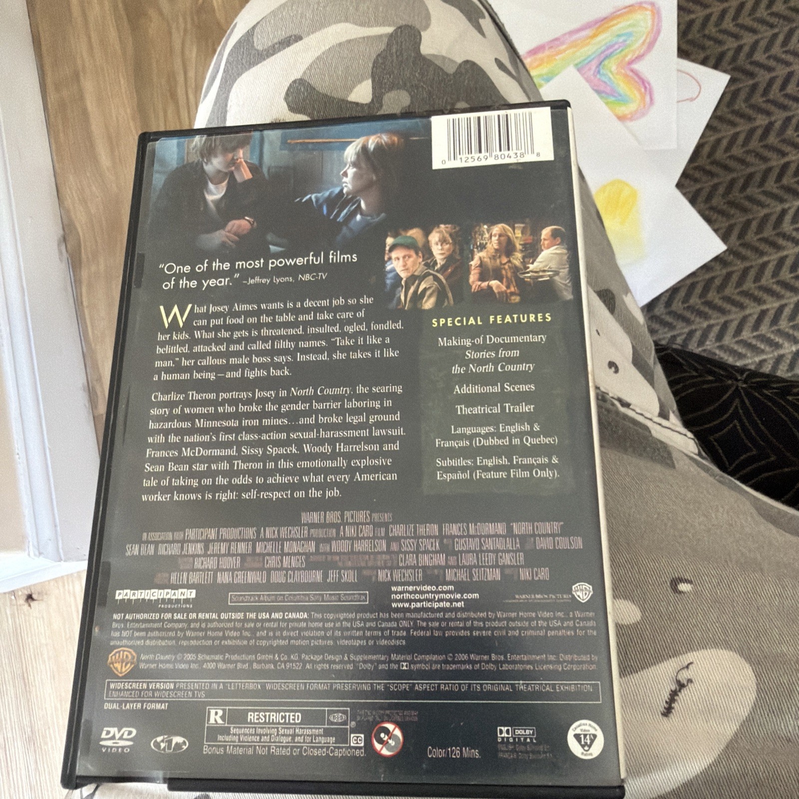 North Country DVD 2005 Charlize Theron Woody Harrelson Sissy Spacek