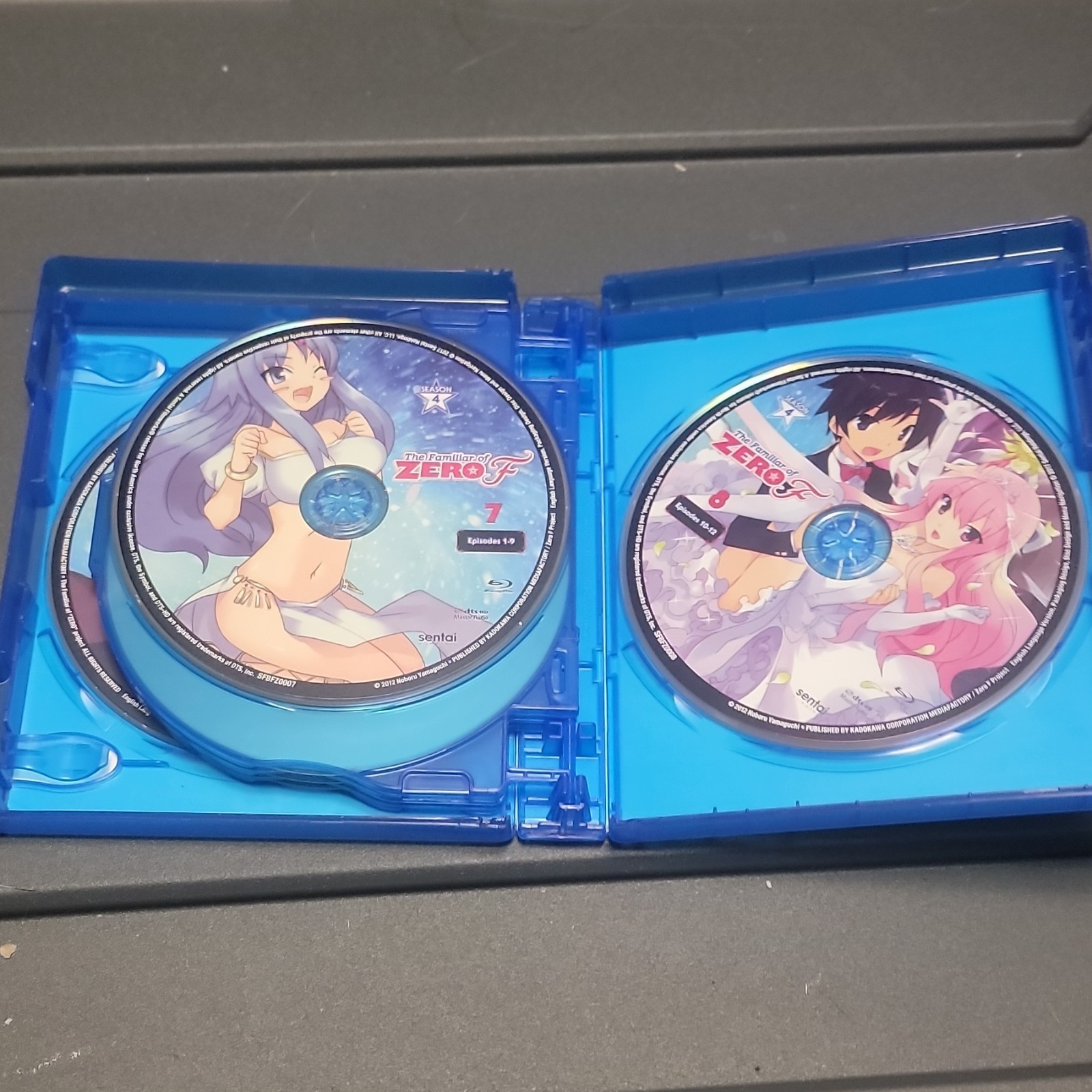 Sentai Filmworks The Familiar of Zero Complete Series Blu-ray 8-Disc Box Set