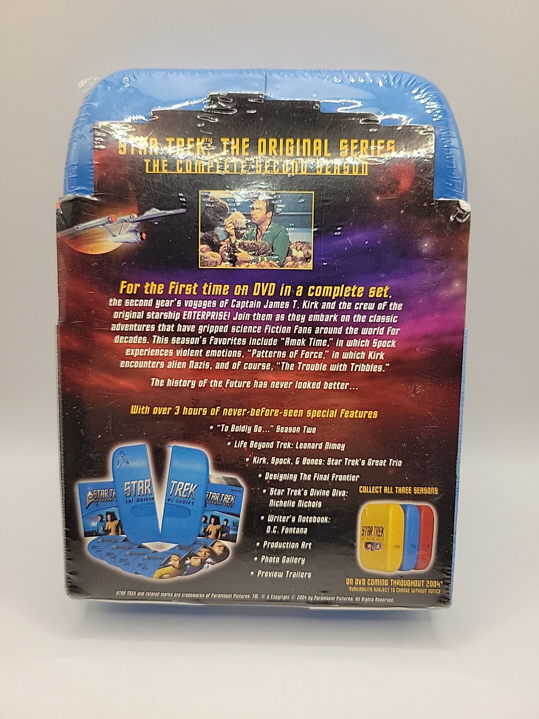 star trek the original series the complete second season (dvd) hard plastic box