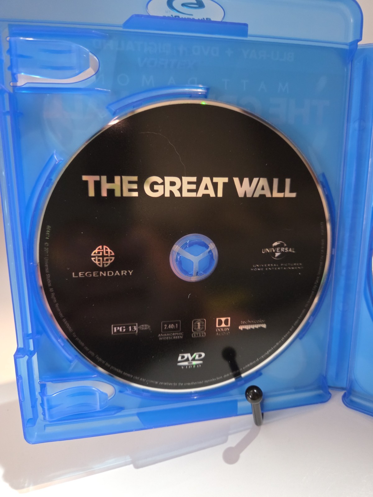 The Great Wall (Blu-ray, 2017) Very Good