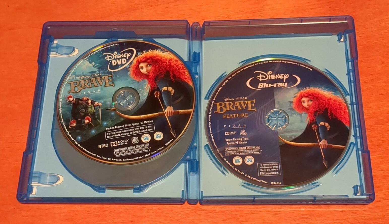 Brave blu-ray John Lasseter Andrew Stanton Pete Docter Kelly Macdonald