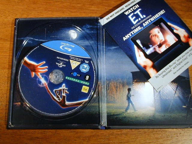 E.T. THE EXTRA TERRESTRIAL 1982 UNIVERSAL 100TH BLU RAY DIGIBOOK UK IMPORT REG B